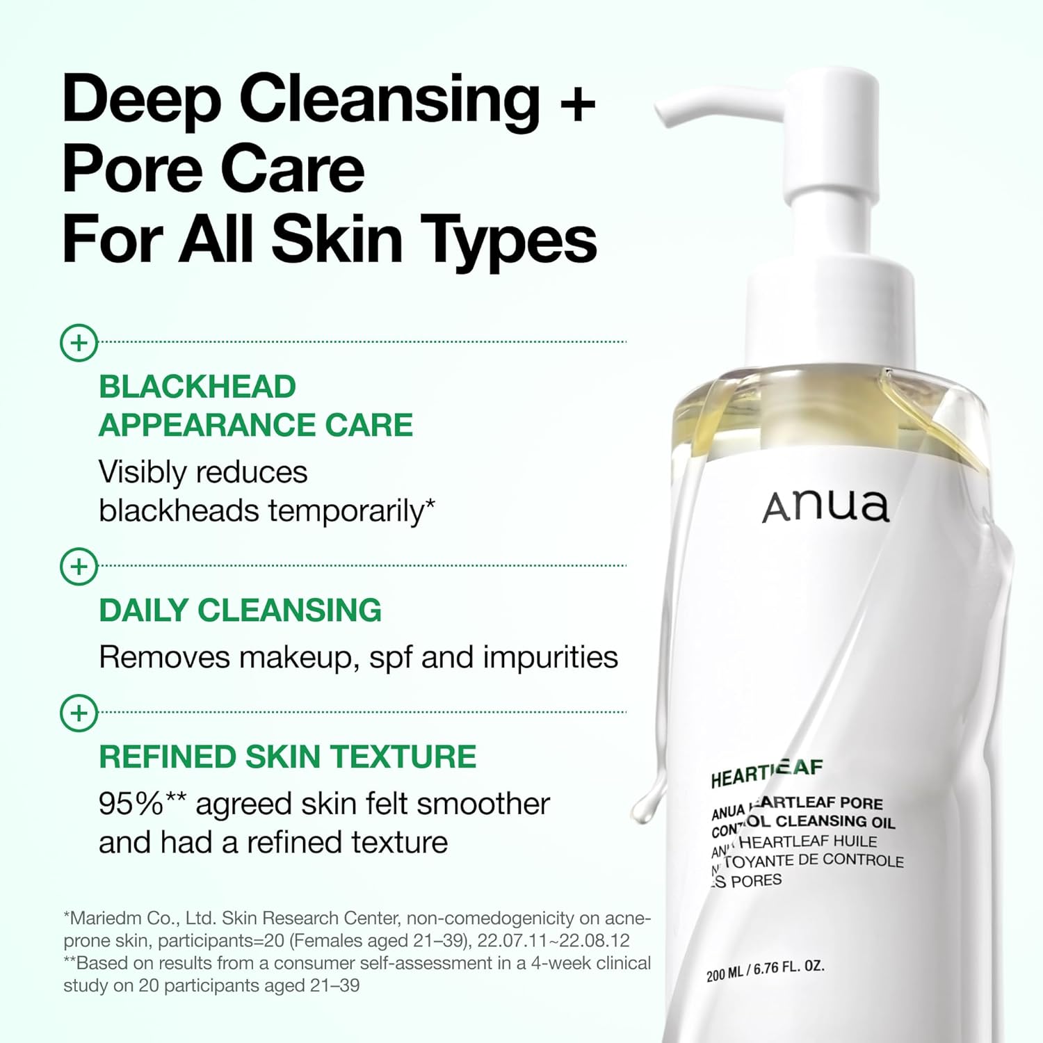 Thumbnail 4 de Anua Heartleaf Cleansing Oil 6.76 fl oz