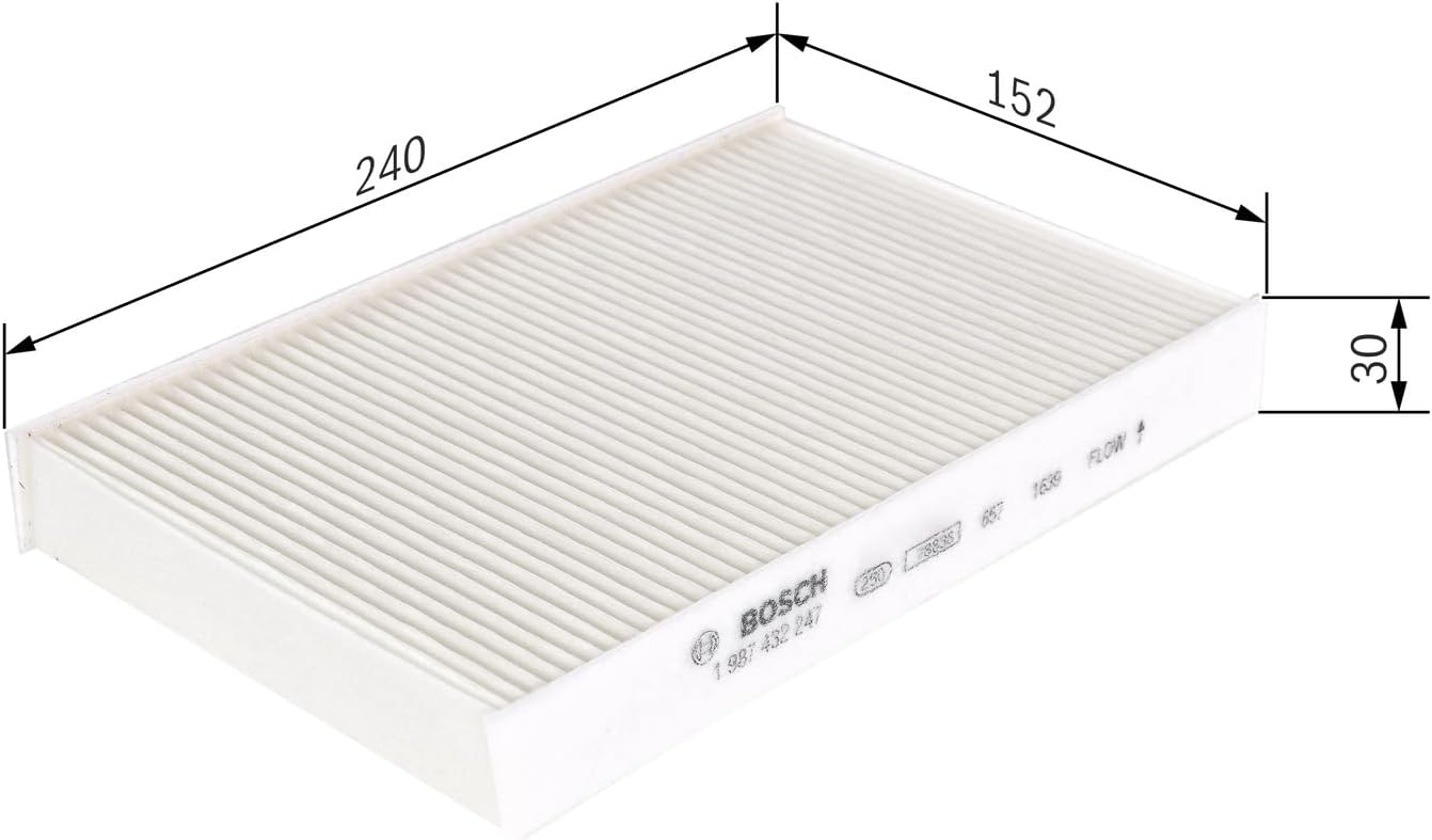 Detalle 2 de Bosch M2247 – Filtre d’Habitacle Standard