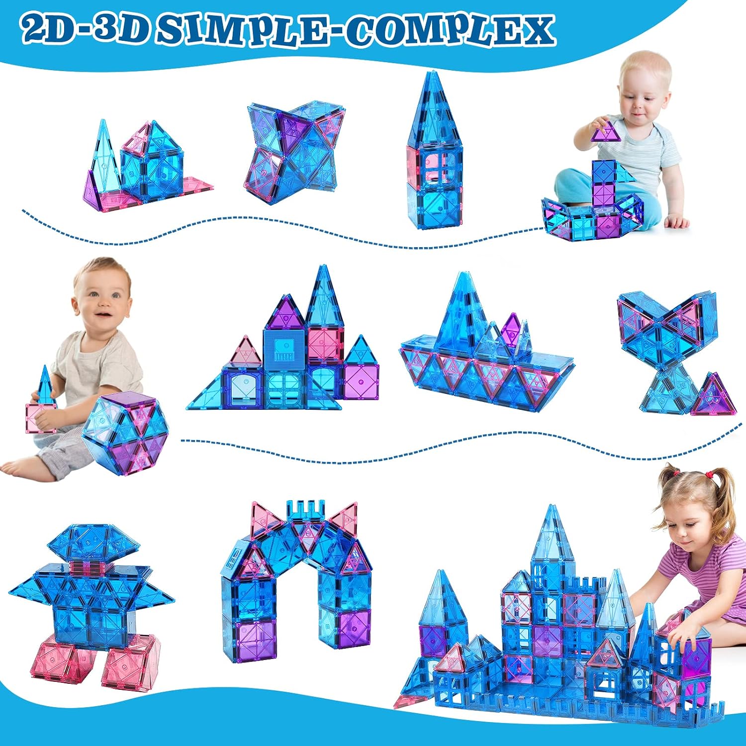 Thumbnail 2 de Magnetic Building Blocks for Kids ⌛