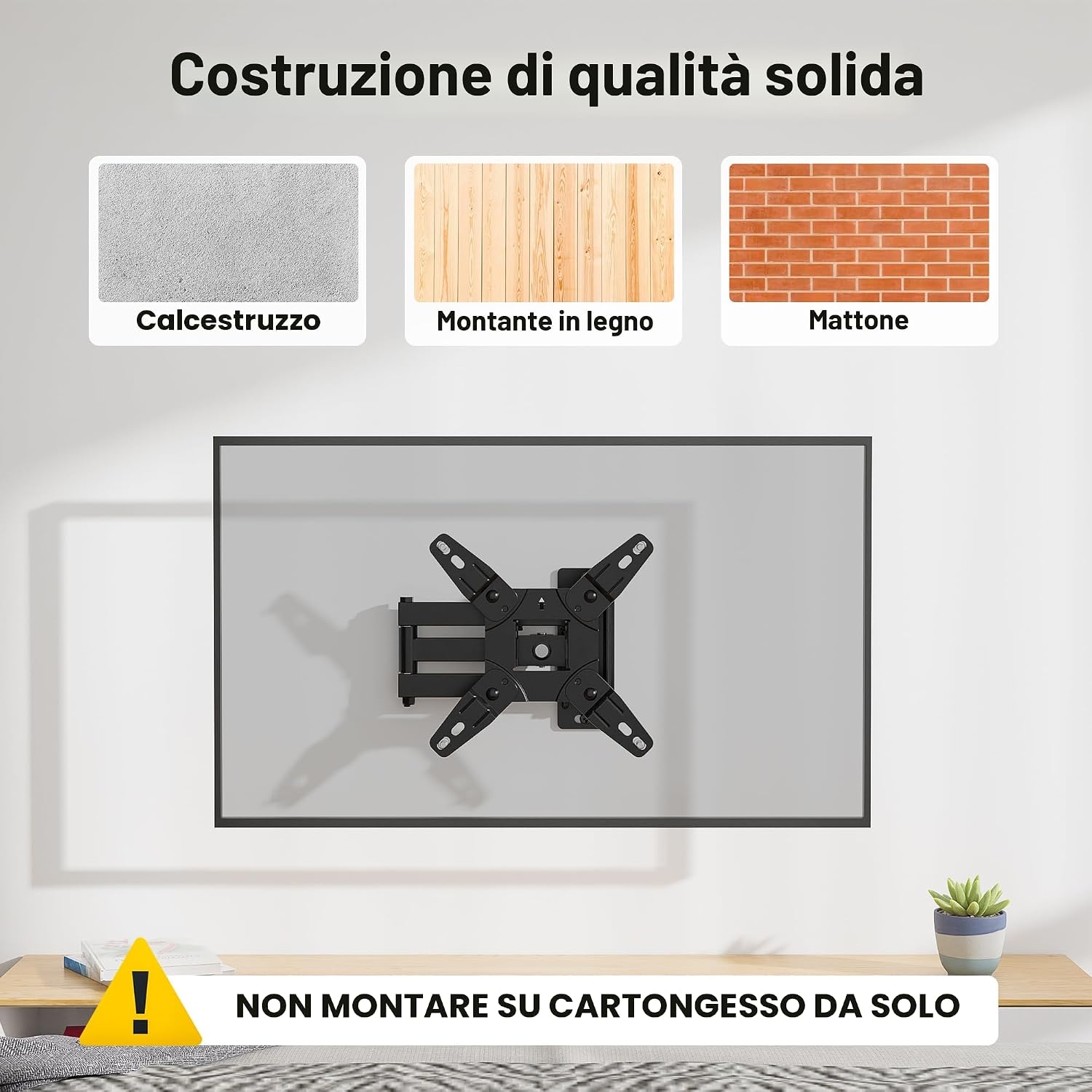 Detalle de Supporto TV BONTEC Parete 13-42 pollici