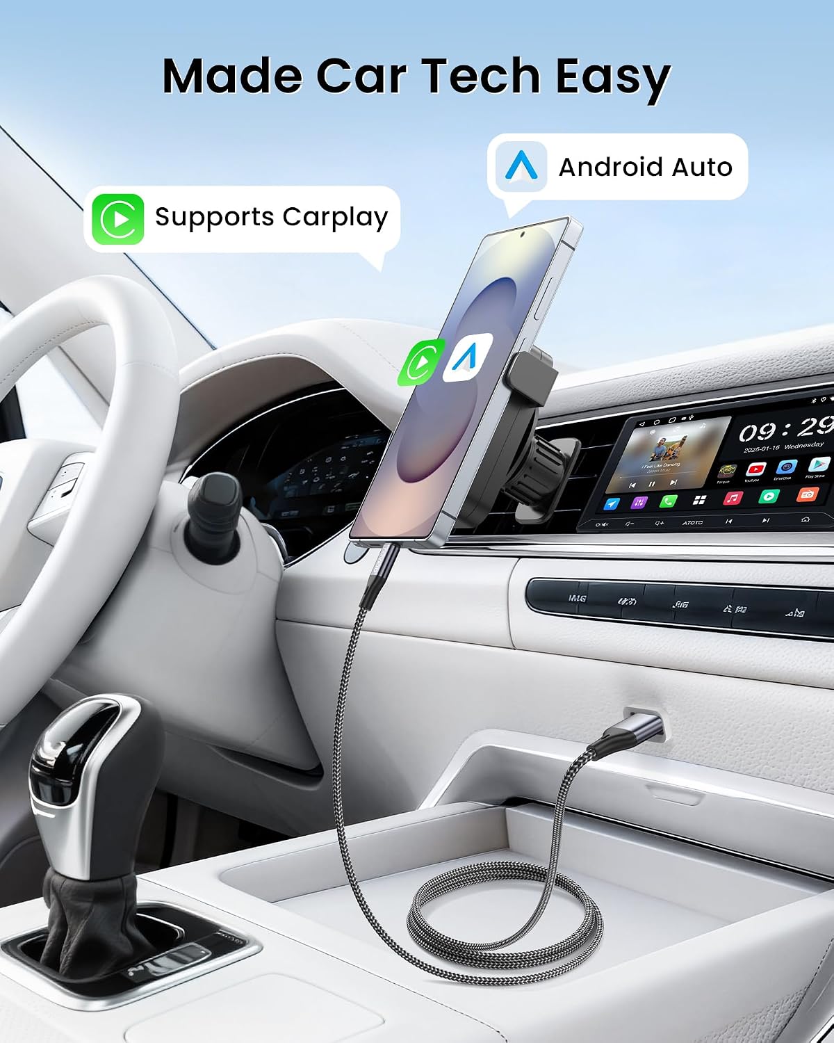 Thumbnail 4 de RAVIAD Cavo USB Type-C 3 pezzi (0,3–1–2 m)