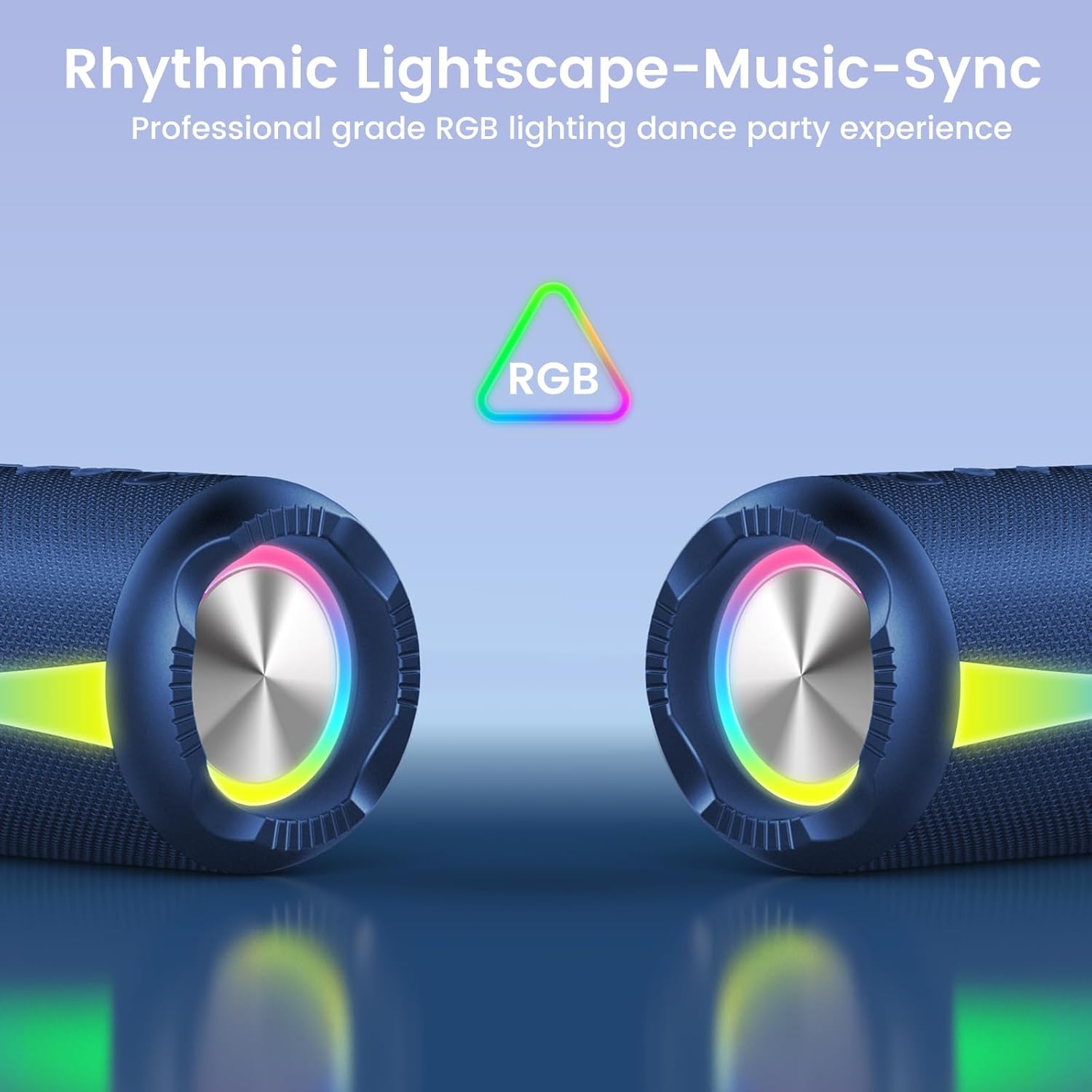 Thumbnail 4 de dotn Portable Bluetooth Speaker (2026) – 20H Playtime, IPX7 Waterproof, 7 RGB Modes