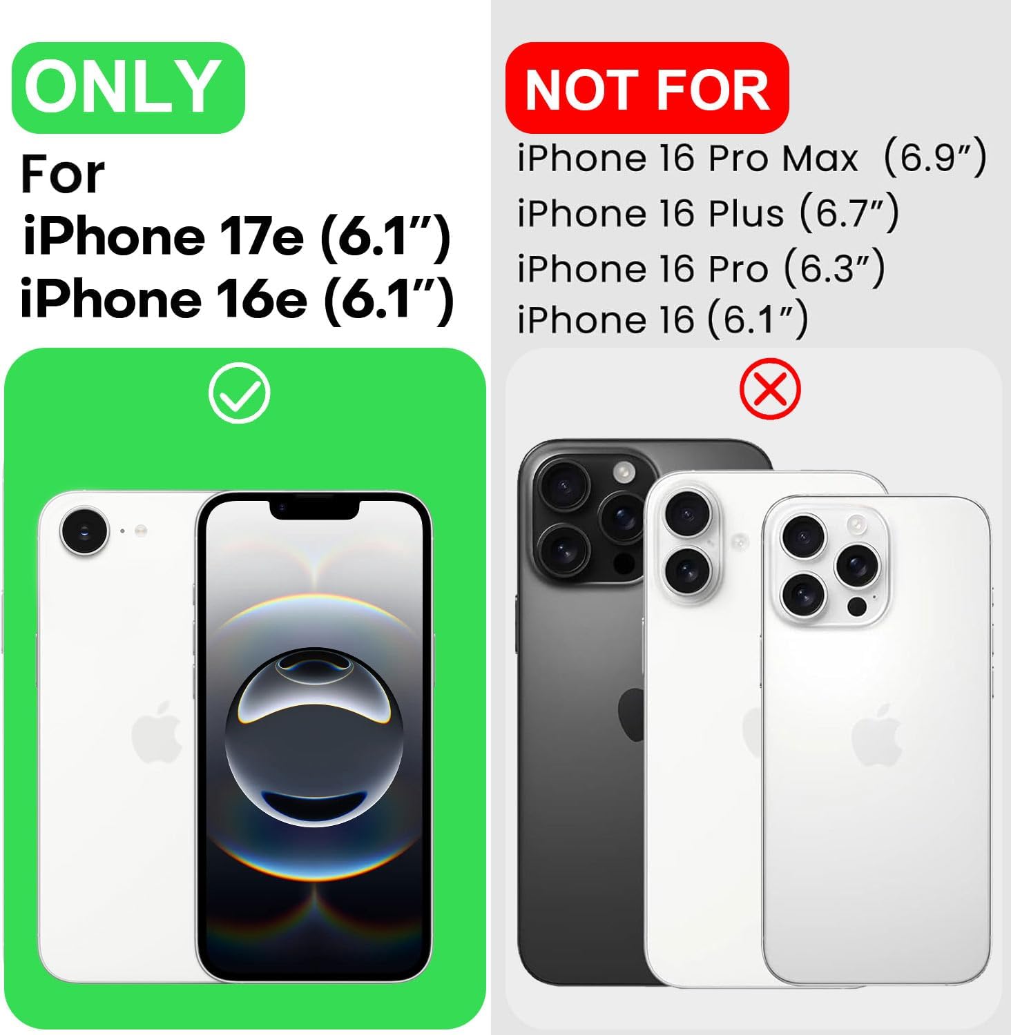 Detalle 2 de LOVE 3000 Designed for iPhone 16e/17e Case – Premium Silicone with Soft Anti-Scratch Lining