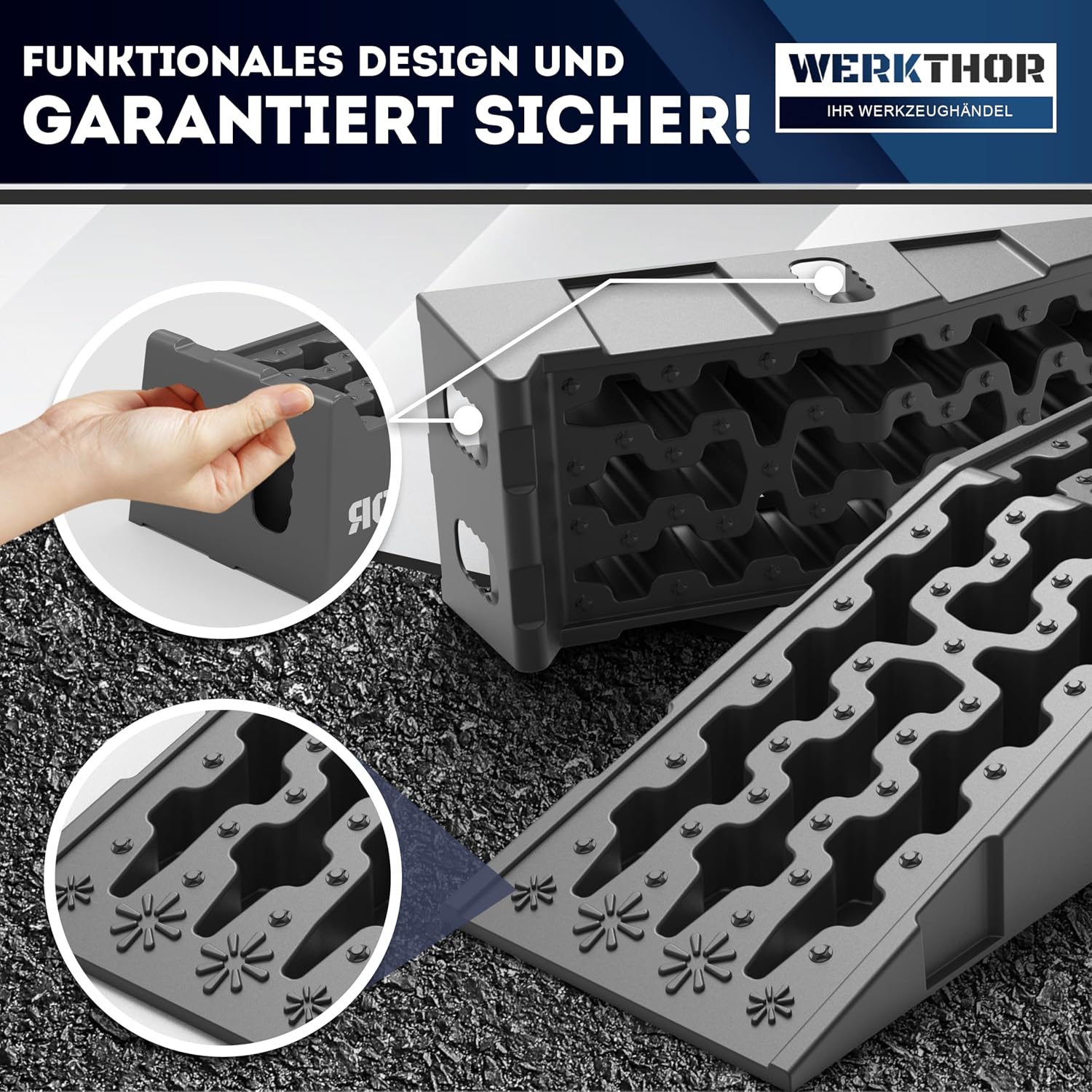 Thumbnail 3 de WERKTHOR Auffahrrampe PKW 2er Set