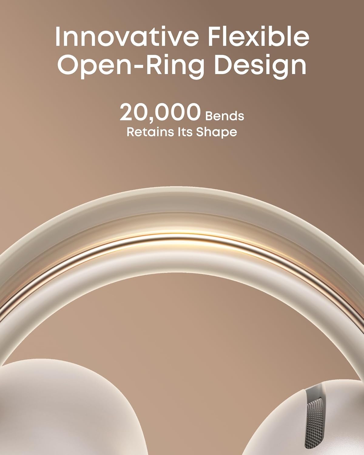 Thumbnail 2 de Soundcore AeroClip by Anker open-ear clip-on earbuds with 4-mic AI calls and adaptive comfort