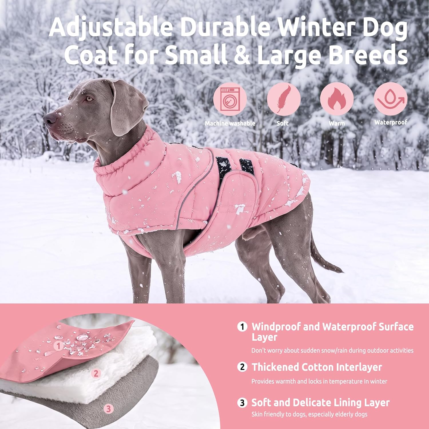 Thumbnail 1 de Peferhouse Dog Winter Coat, XXXX-Large