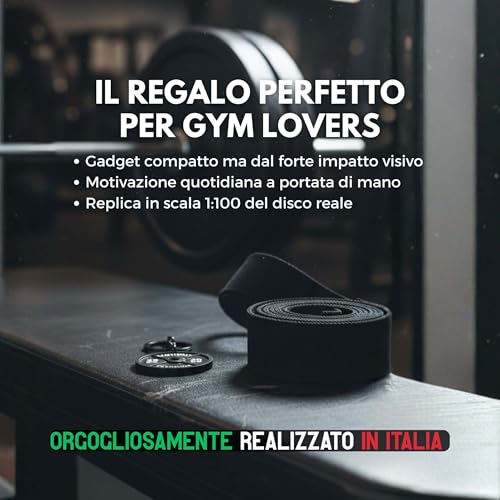 Thumbnail 6 de Motivaly Portachiavi Disco Palestra 20kg Old School – Dettagli e guida all'acquisto
