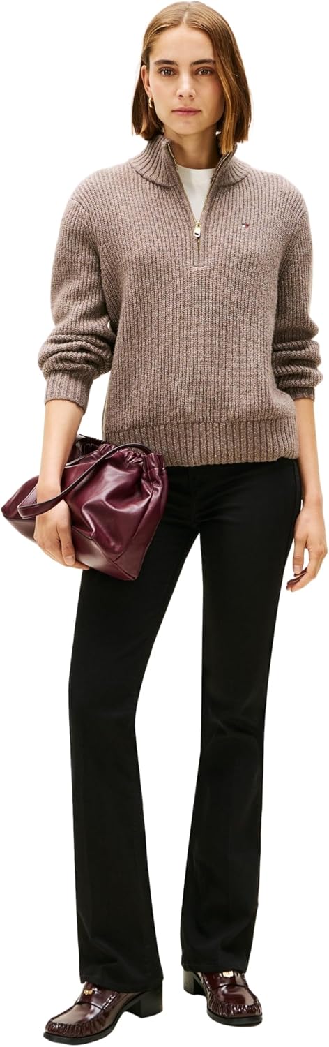 Detalle de Tommy Hilfiger DNM Black Bootcut per donna Ww0ww48798