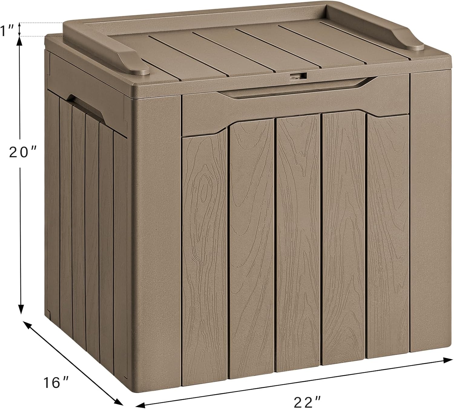 Thumbnail 6 de Devoko Resin Deck Box 30-gallon