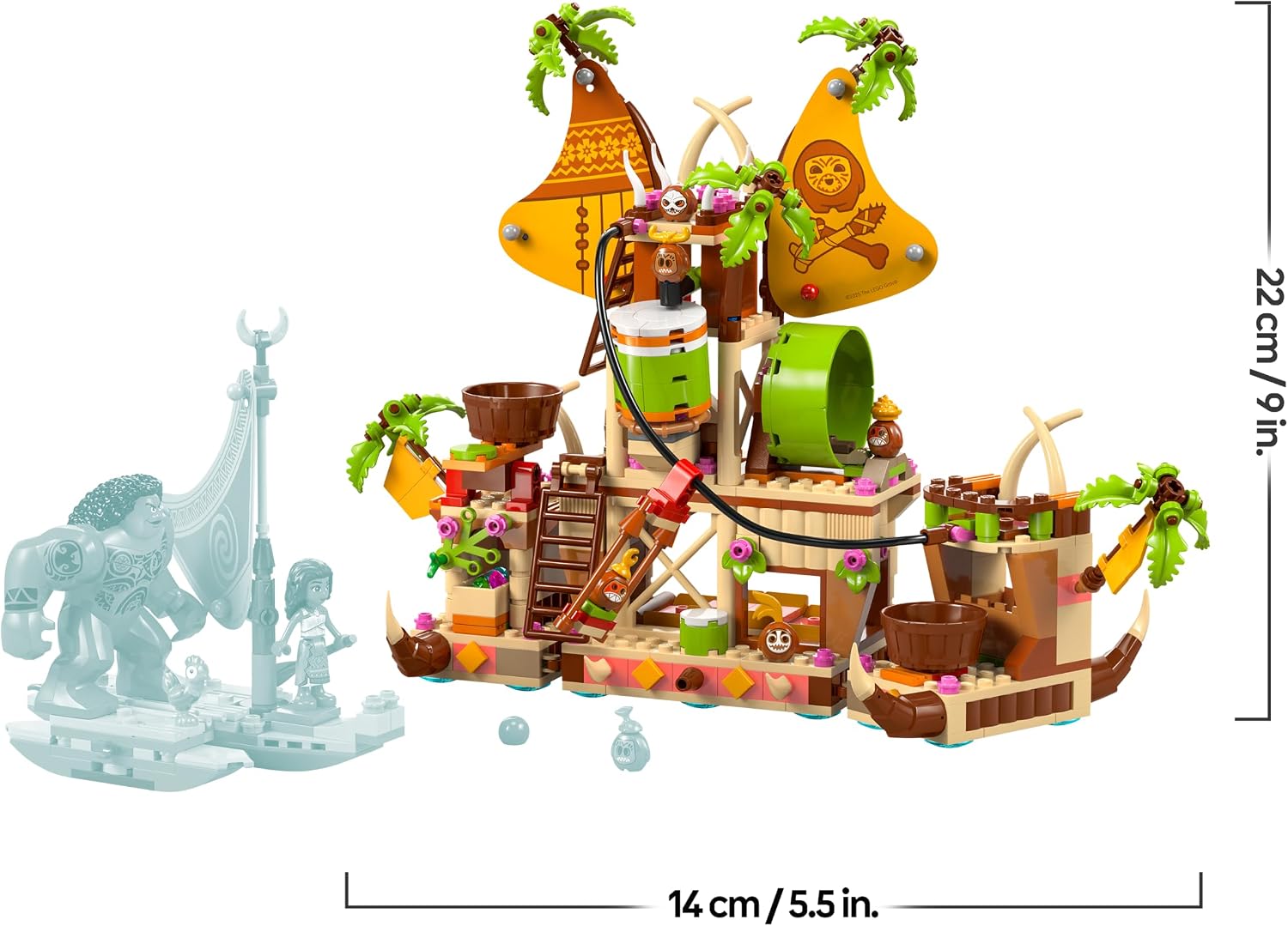 Thumbnail 6 de LEGO Disney Moana 2 Kakamora Barge 43258 Building Set with 572 Pieces