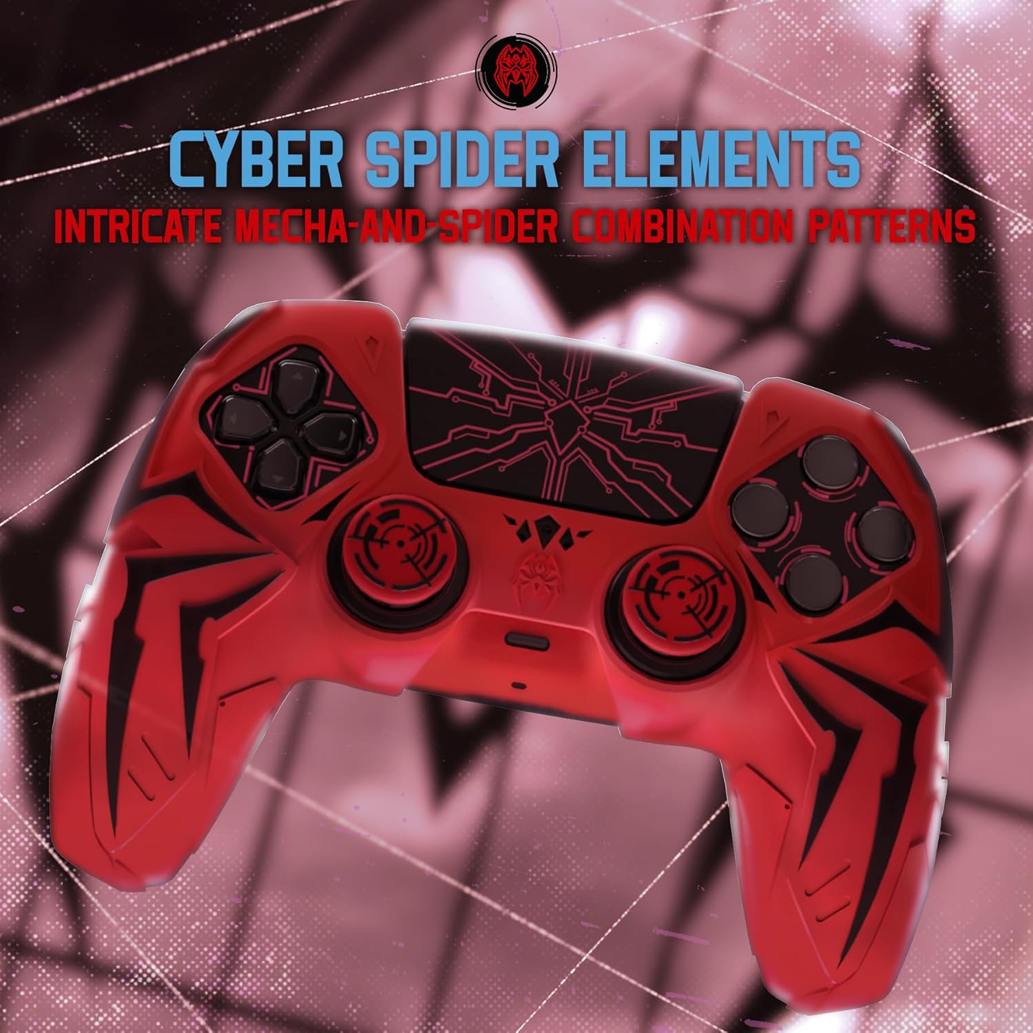 Thumbnail 1 de playvital Cyber Spider PS5 silicone case