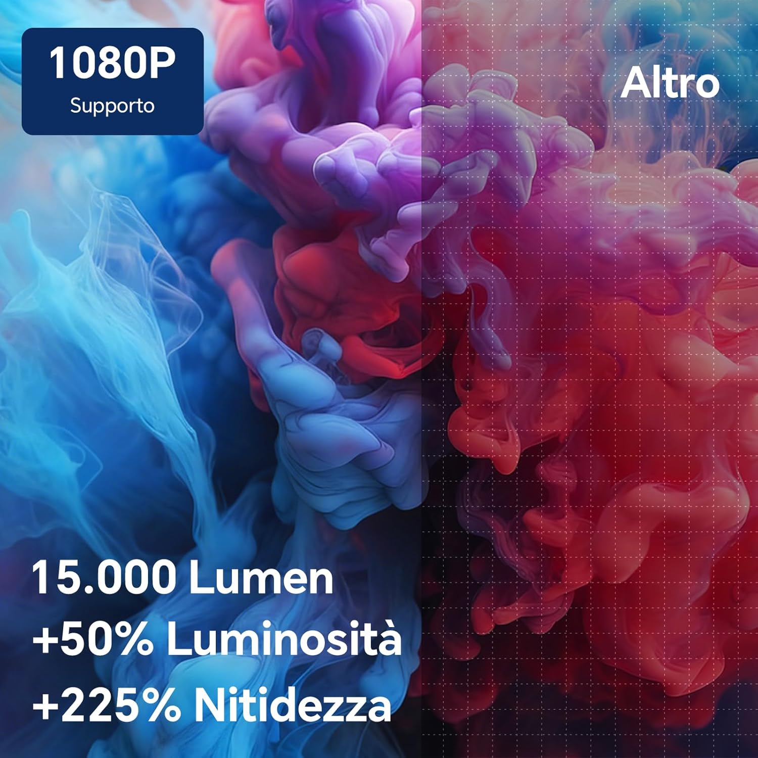 Thumbnail 2 de WOLFANG Proiettore Portatile 1080P FHD per casa