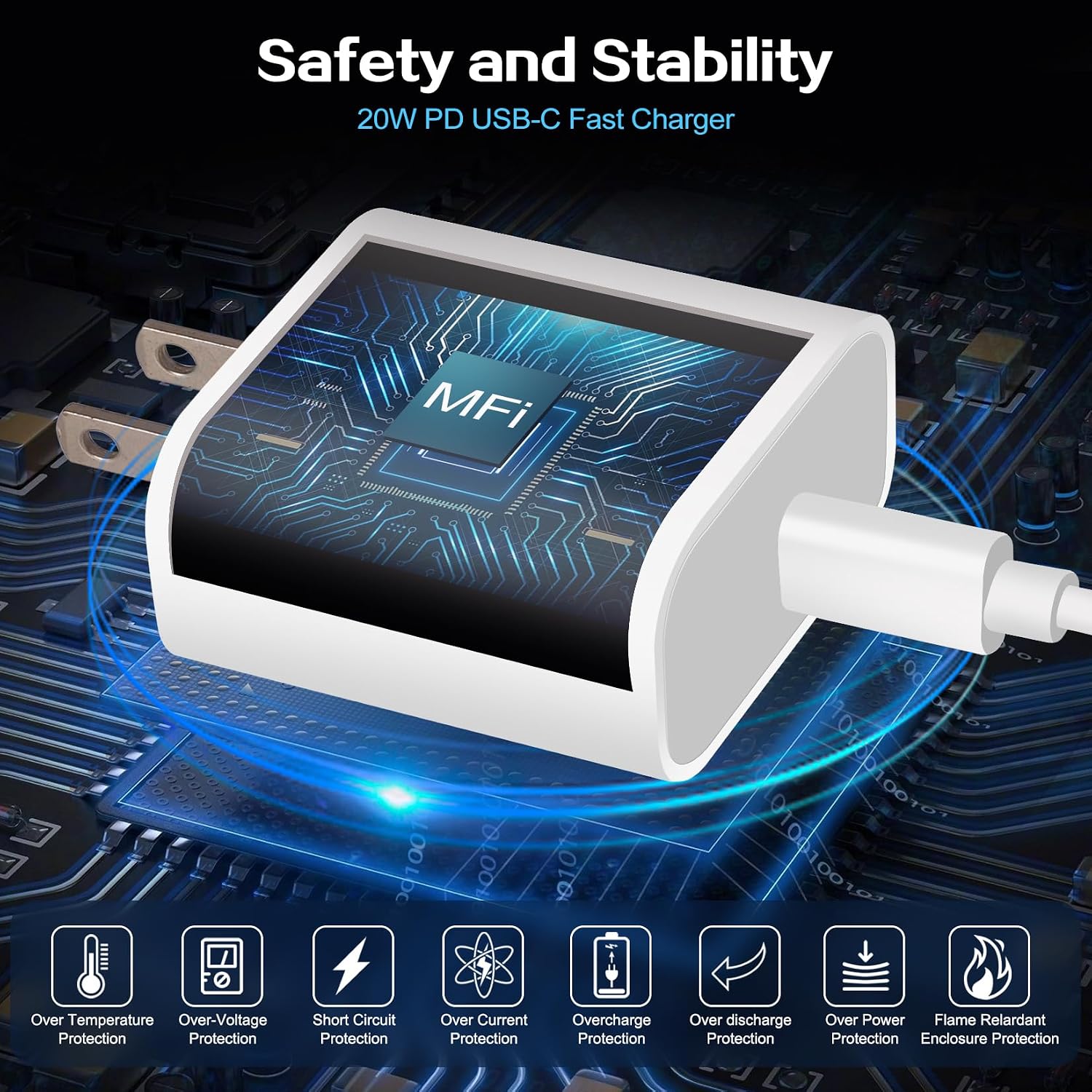 Detalle 2 de iPhone 17 20W Fast Charger Pack