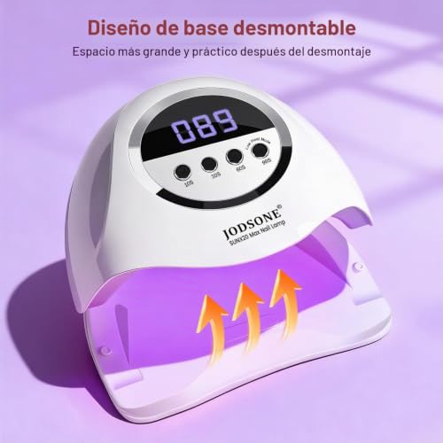 Thumbnail 5 de JODSONE Lámpara de Uñas Semipermanentes UV LED 320W con 72 LEDs y sensor automático
