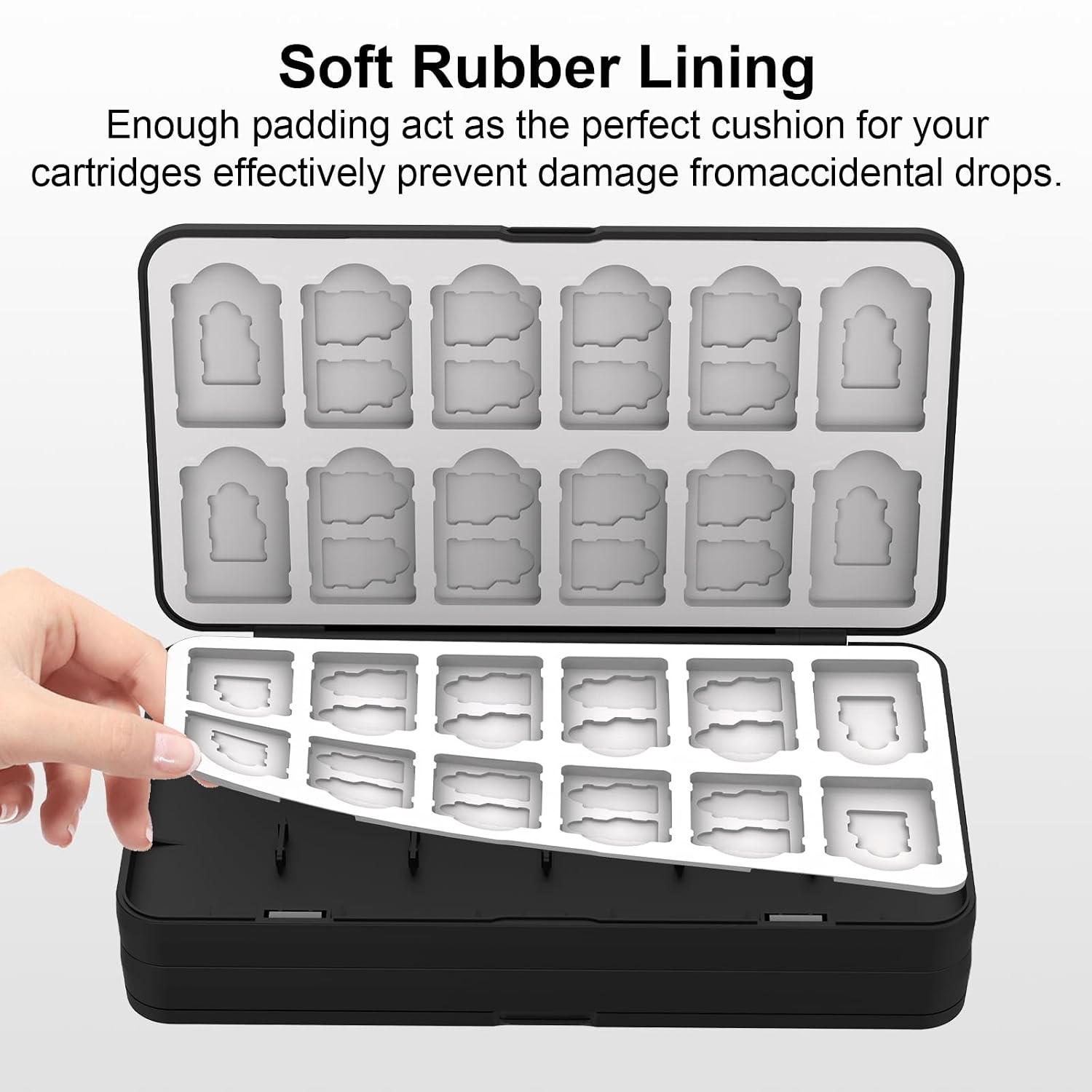Thumbnail 4 de QuoLumPIA 72 Nintendo Switch Game Case: Large-Capacity, Protective Storage for Game Cards