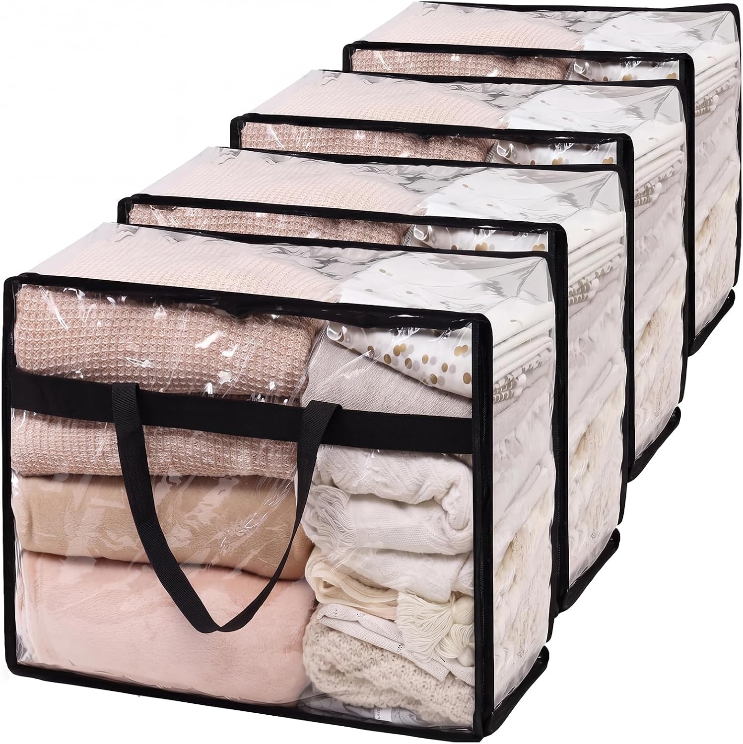 Detalle de SGHUO 60L Blanket Storage Bag with Zipper