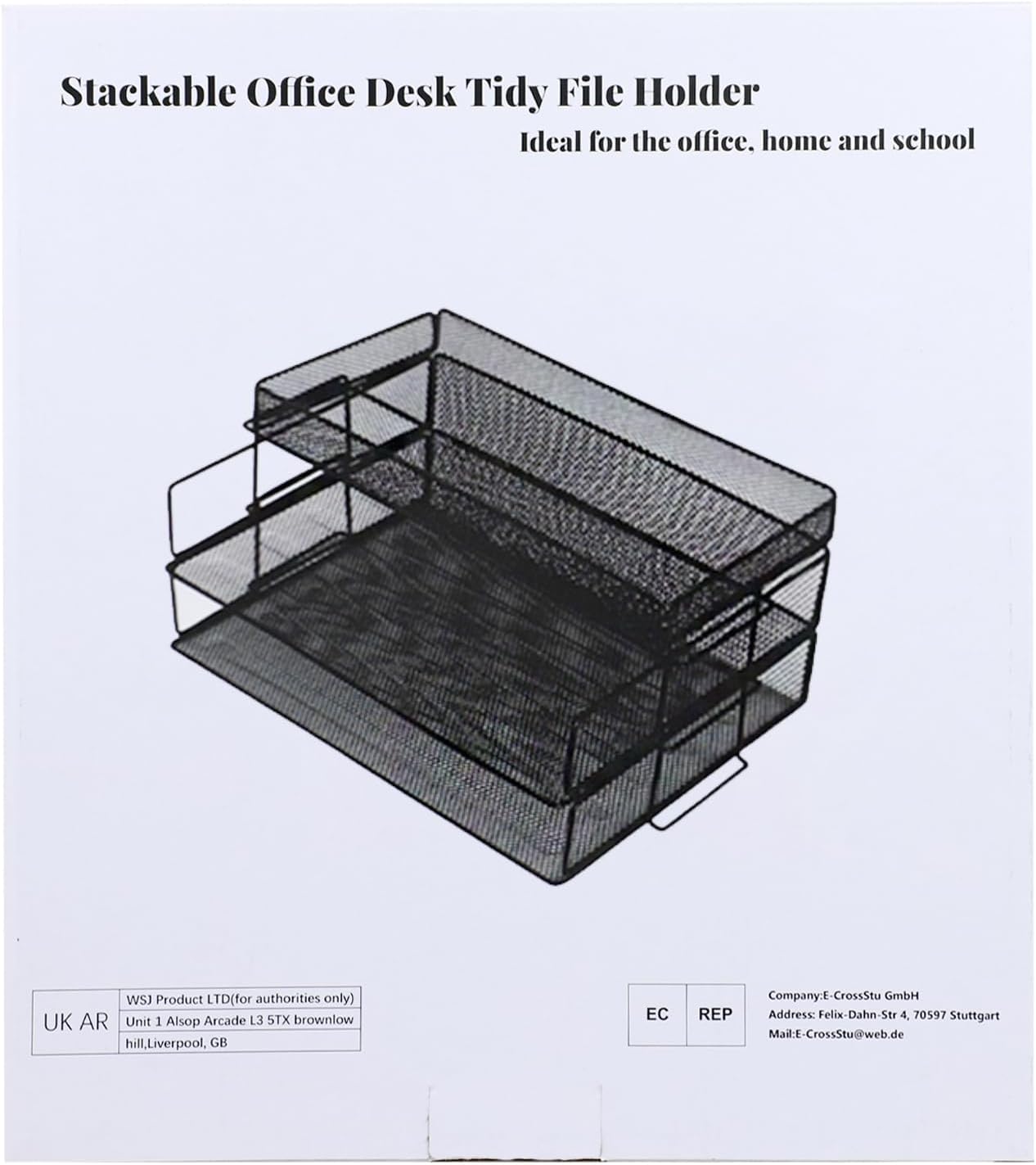 Detalle 2 de ideallife Schreibtisch Organizer A4 mit Ablagen