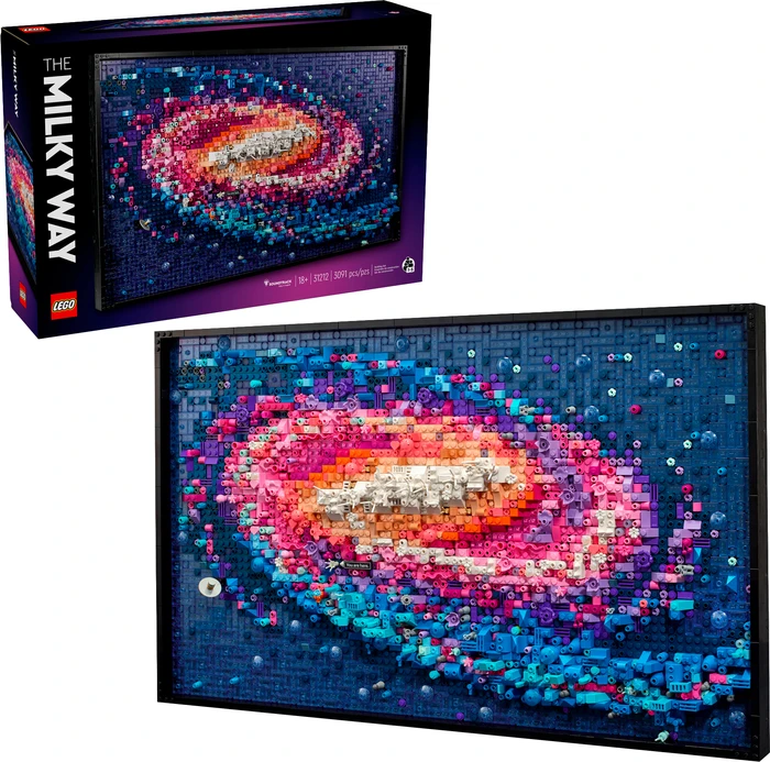 Thumbnail 1 de LEGO Art Die Milchstraßen-Galaxie 31212 – Farbiges Galaxie-Mosaik ab 18, mit Rahmen