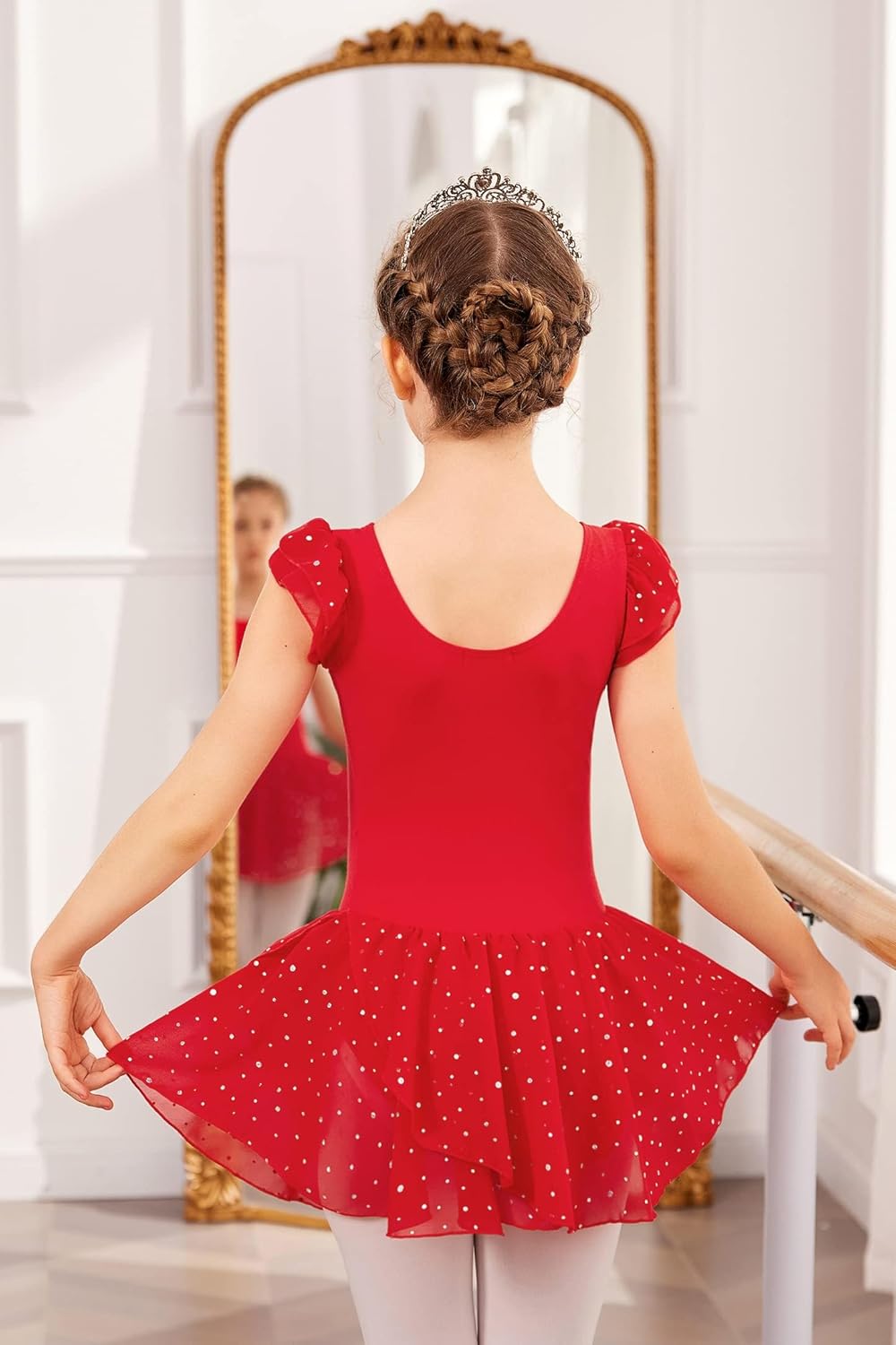 Thumbnail 3 de Justaucorps ballet fille en coton