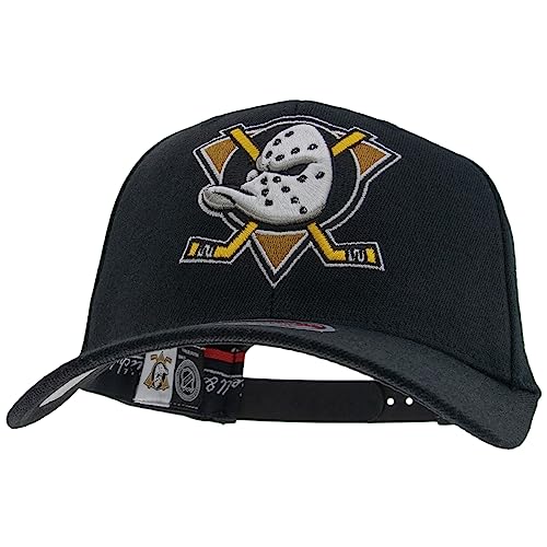 Detalle de Mitchell & Ness NHL Classic Red Snapback – Anaheim Ducks, Nero, Taglia Unica