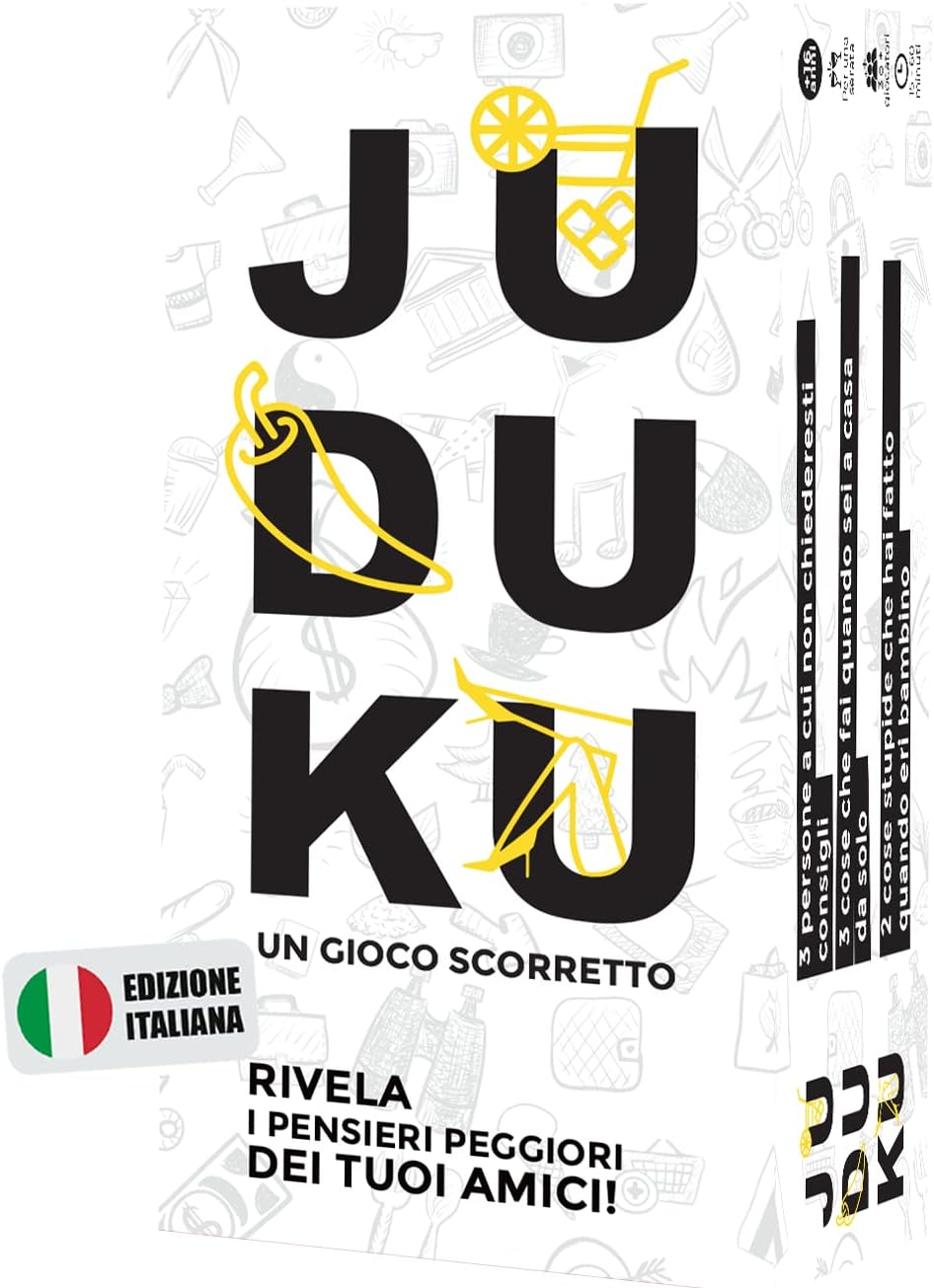 Detalle de ATM Gaming JUDUKU – Gioco da Tavolo per Adulti, Edizione Italiana, 480 Carte Esilaranti