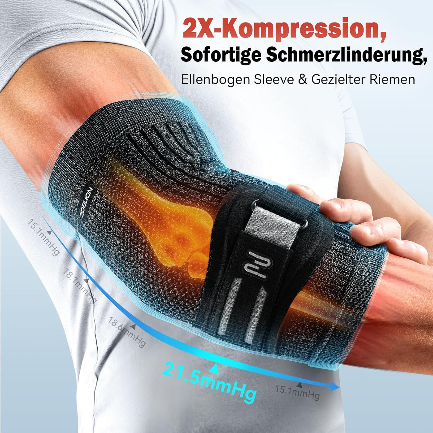 Thumbnail 1 de ZOELION Tennisarm Bandage für M