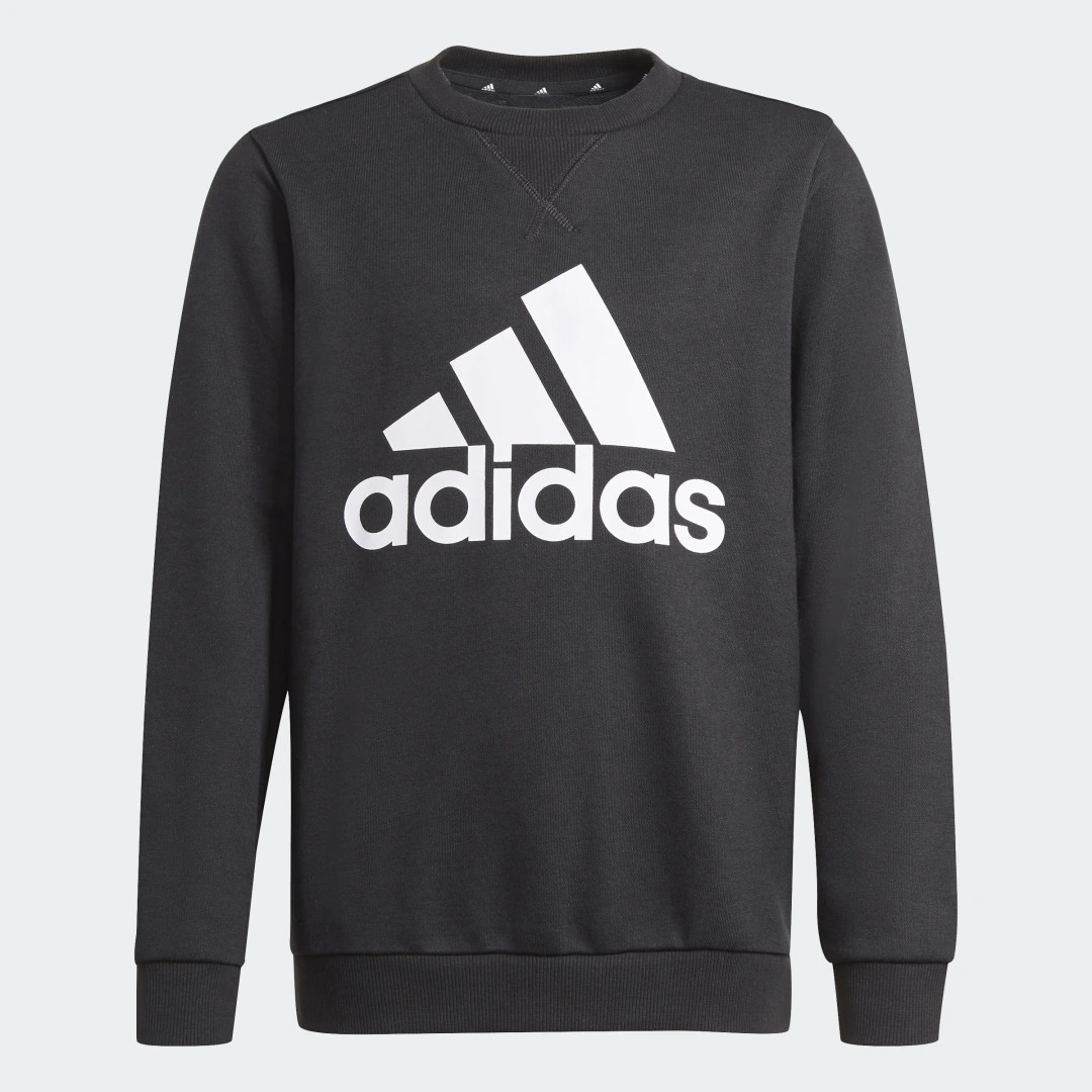 Detalle de Sudadera Essentials Adidas (negro) — comodidad para el día a día