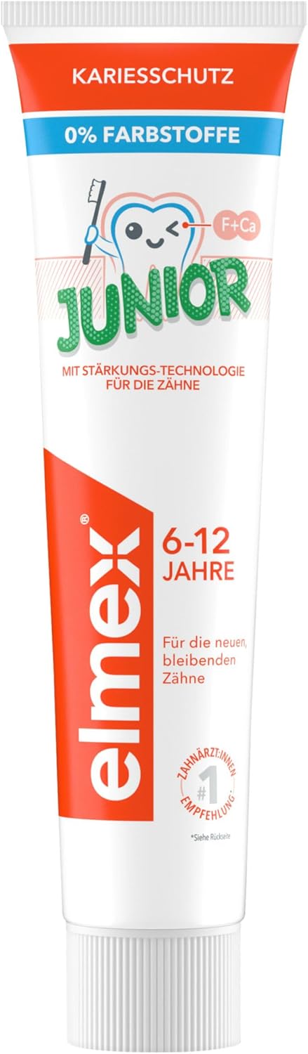 Thumbnail 1 de elmex JUNIOR Zahnpasta 6-12 Jahre – Schutz für bleibende Zähne