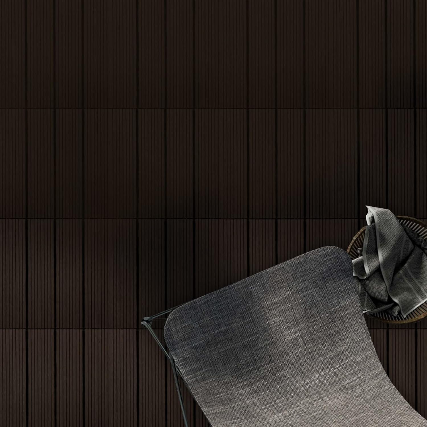 Thumbnail 6 de Floordirekt Fliesen 30x30 cm – wetterfeste Klickfliesen in Holzoptik, 2 m² (22 Stk.) für Balkon & Terrasse