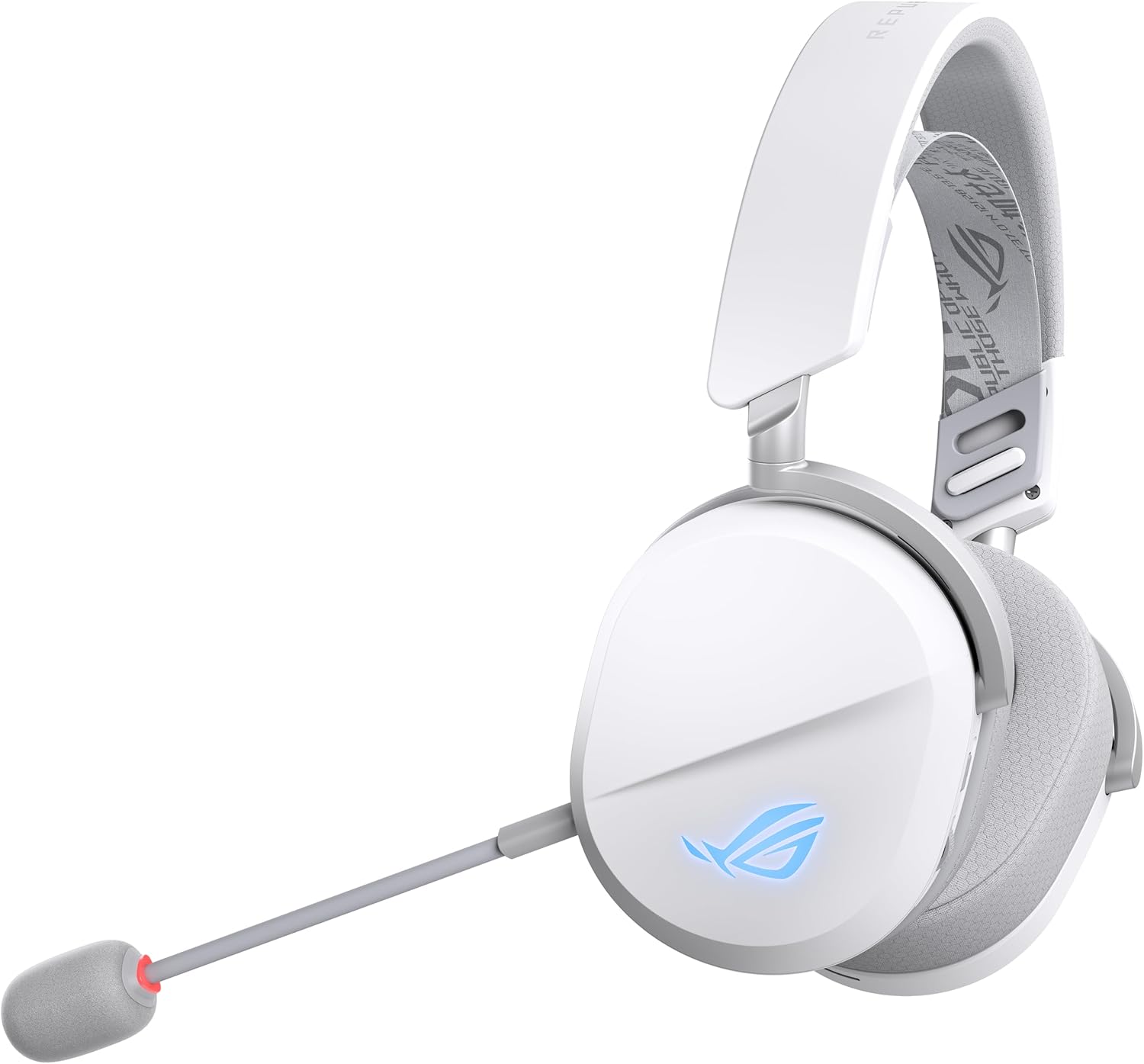 Thumbnail 2 de ASUS ROG Pelta White : Casque Gaming sans Fil tri-mode SpeedNova, 50 mm Titanium et 60 h d’autonomie