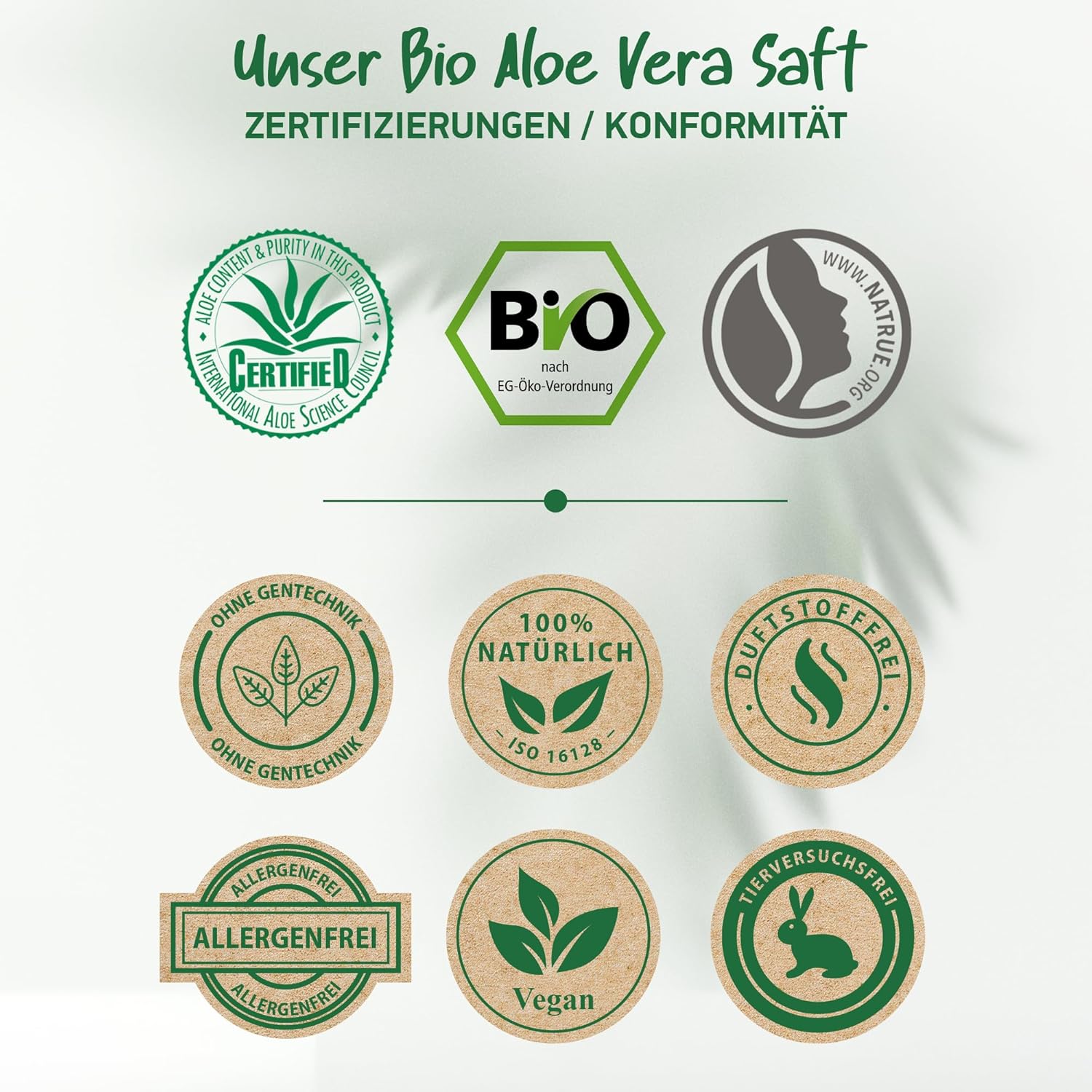 Detalle de Soena® Aloe Vera Gel mit 100% BIO Aloe Vera (96% Aloe, ohne Alkohol & Duftstoffe) – Feuchtigkeitspflege, 250 ml