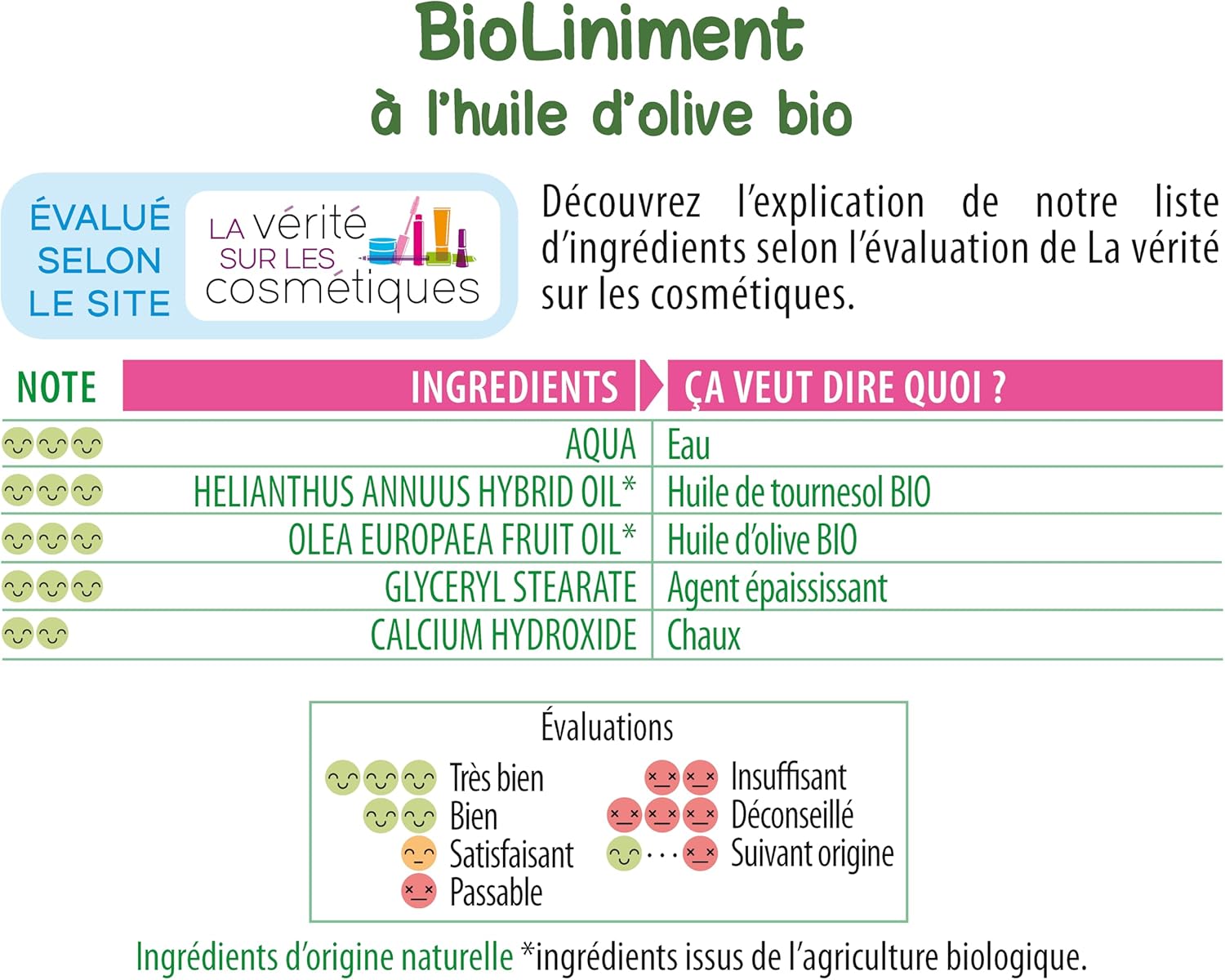 Thumbnail 6 de Love & Green Bioliniment Bio sans parfum certifié Bio (500 ml) fabriqué en France