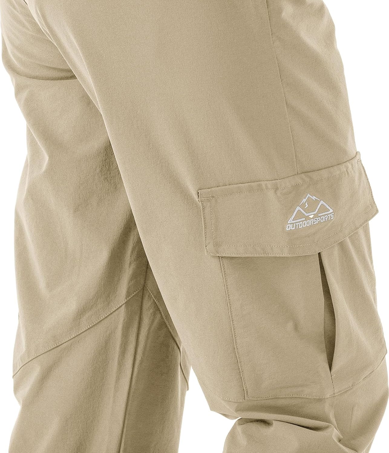 Detalle 2 de Rdruko Women's Hiking Cargo Pants, Water-Resistant, Quick-Dry, UPF 50+