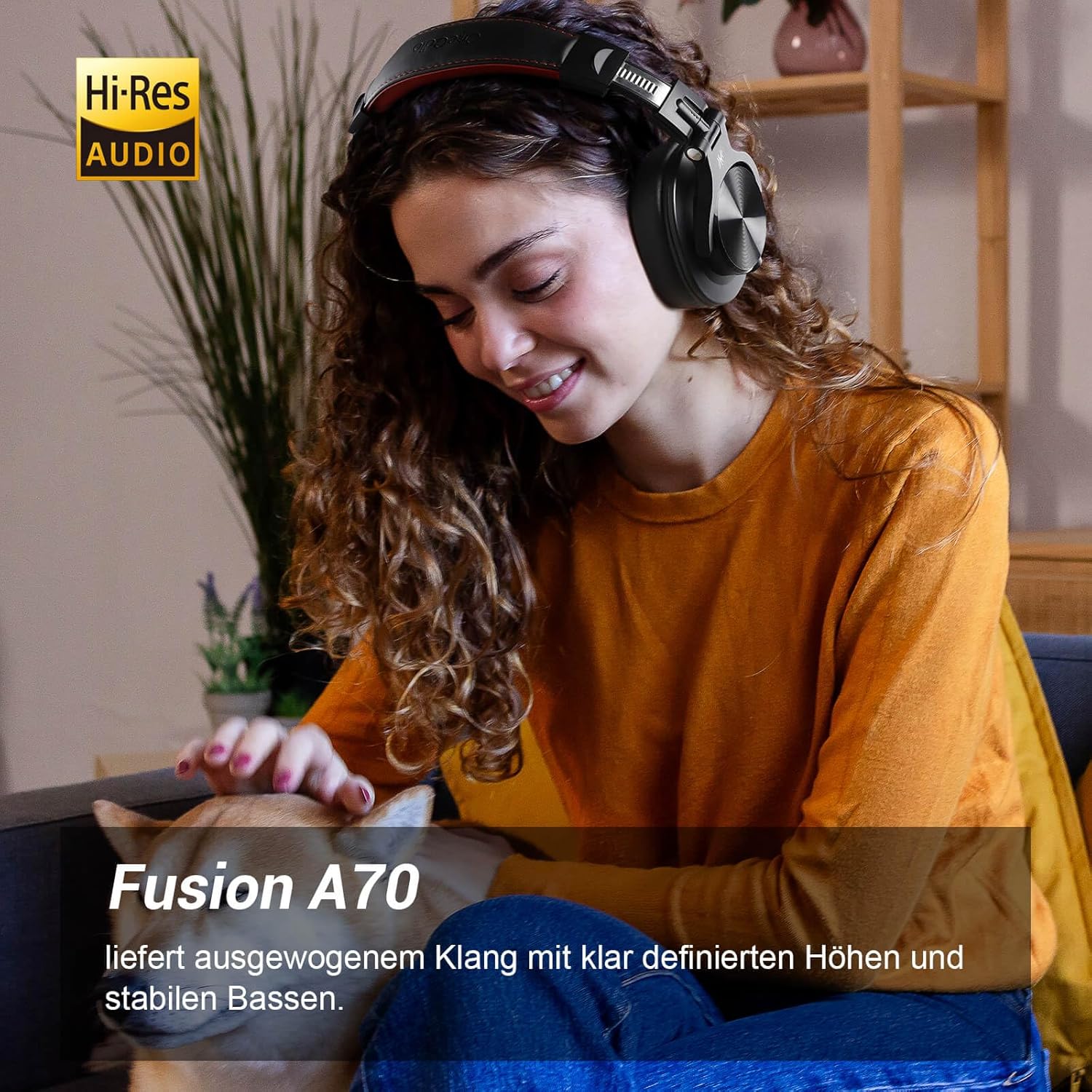 Detalle 2 de OneOdio A70 Bluetooth Kopfhörer 72 Std