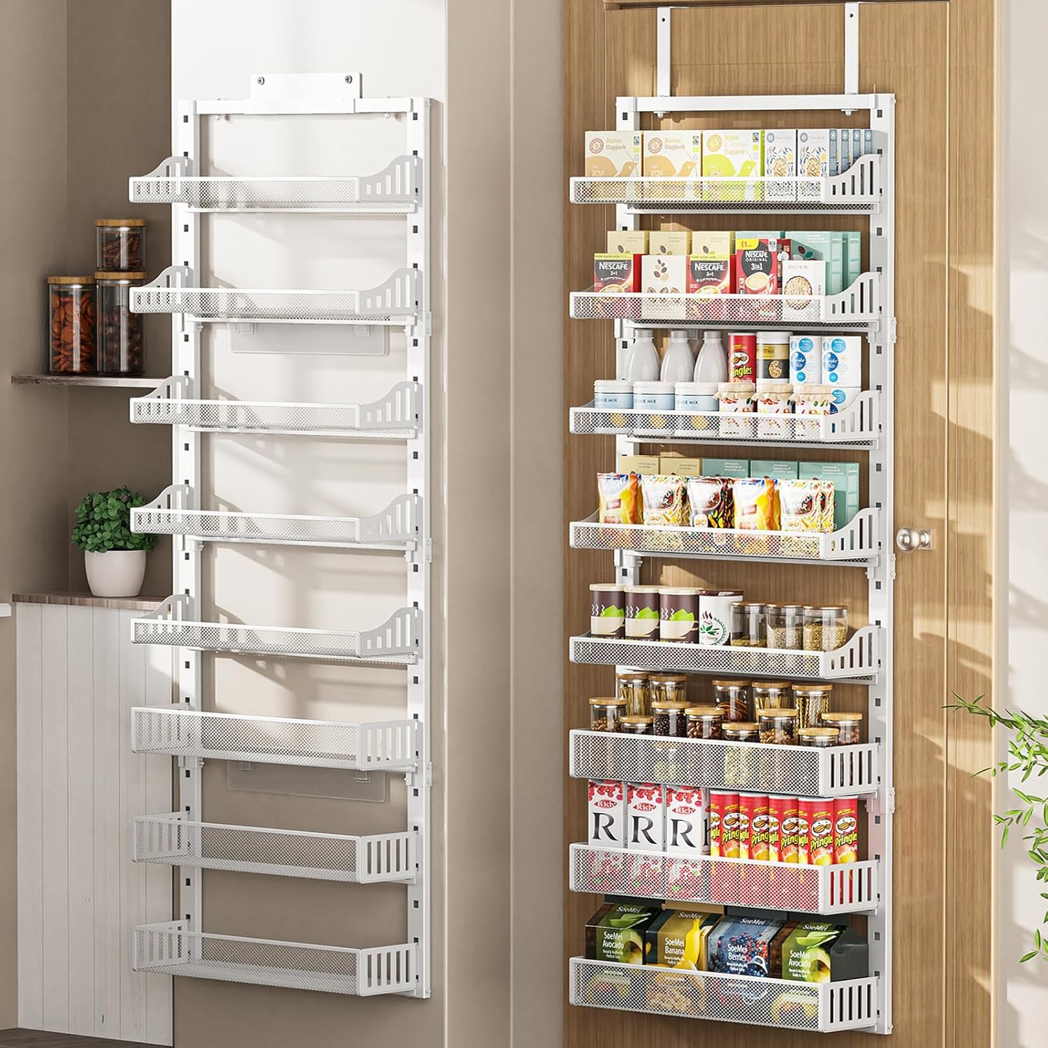 Thumbnail 6 de POKIPO 8-Tier Over the Door Pantry Organizer