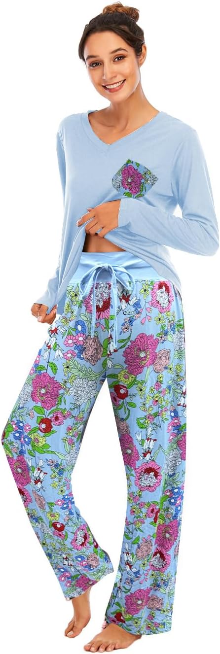 Thumbnail 5 de Floral women’s pyjamas set, long sleeve
