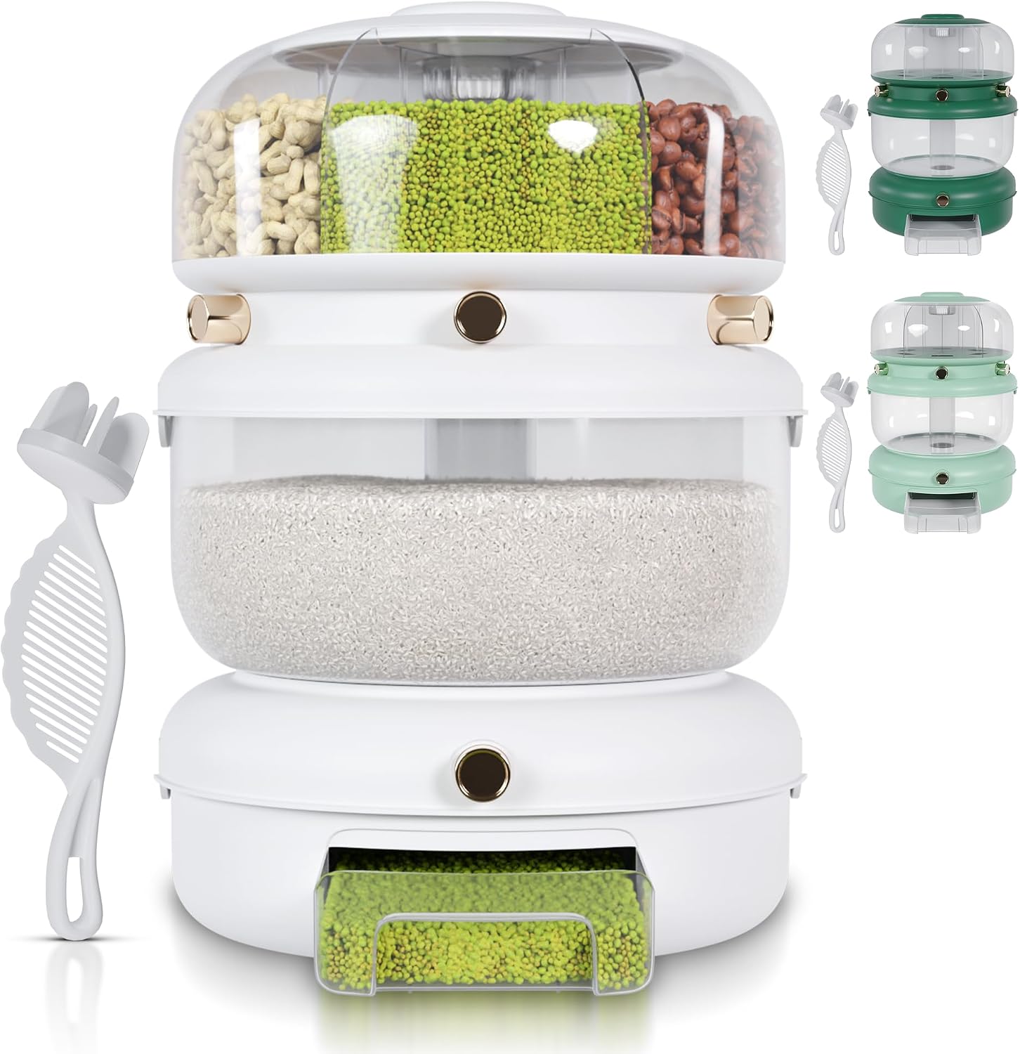 Rice & Multi-Grain Dispenser 22 lb food dispenser 🍚