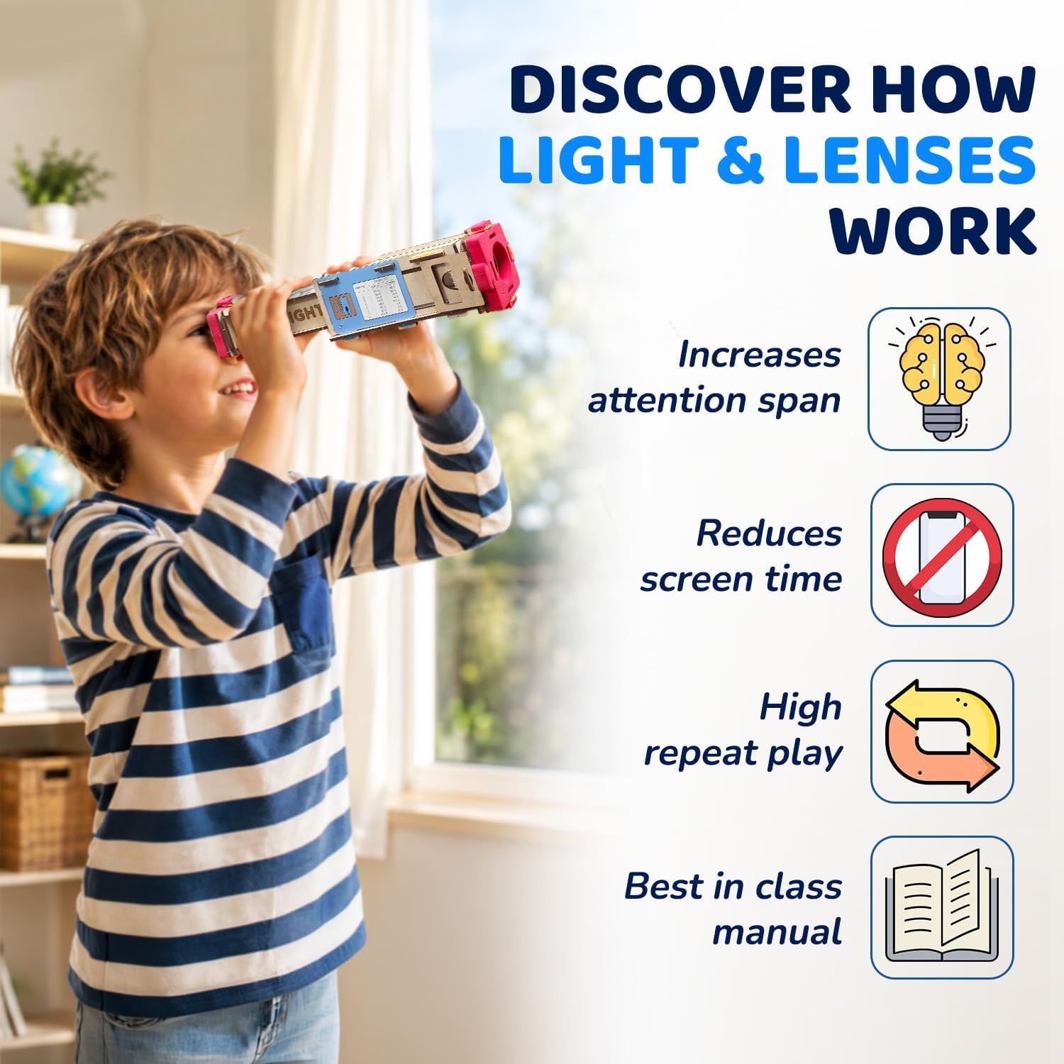 Detalle 2 de Smartivity DIY Telescope STEM Toy for Ages 8–14