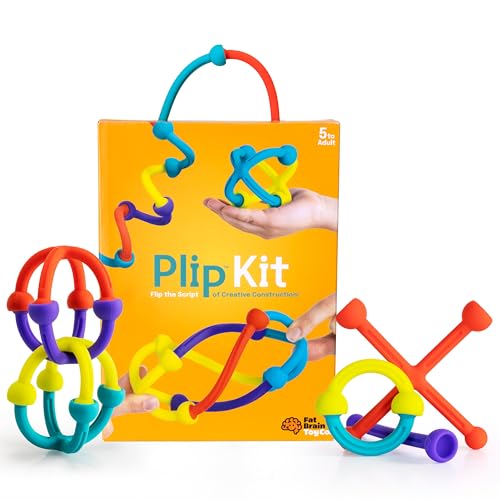 Detalle de Fat Brain Toys Plip Kit, 52 pièces, jouets de construction 🧱