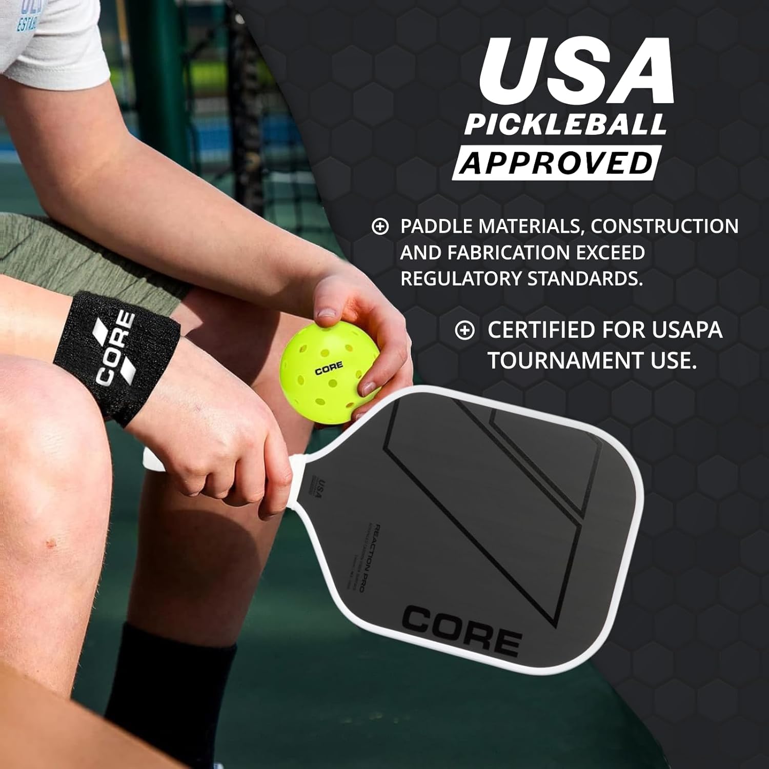 Thumbnail 5 de CORE Pickleball Carbon Fiber Paddles