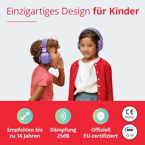 Thumbnail 1 de Alpine Muffy Gehörschutz für Kinder – 26 dB, Lila, inklusive Reisetasche