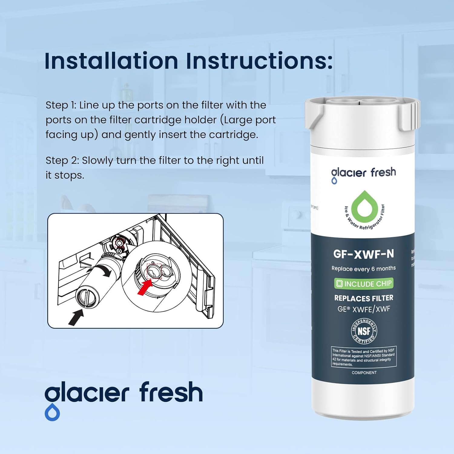 Thumbnail 6 de GLACIER FRESH XWFE water filter 200 gal