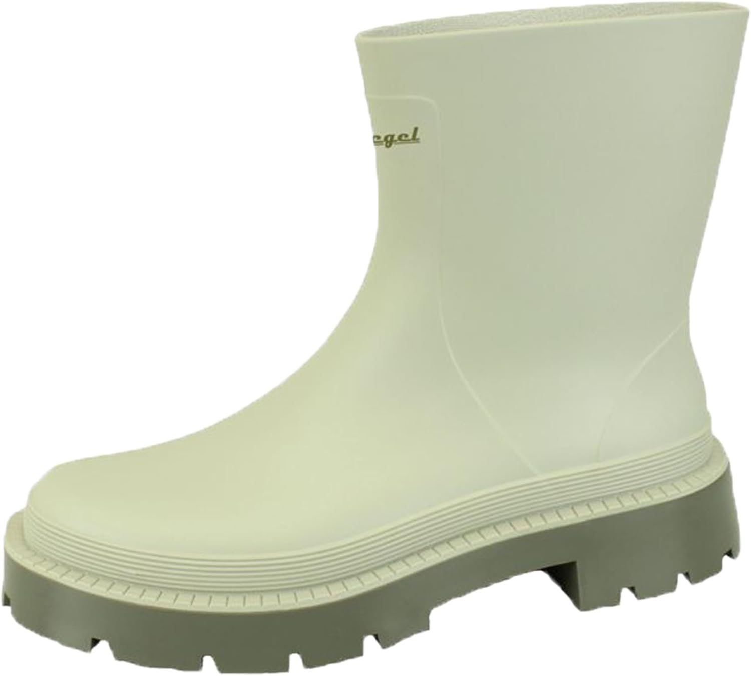 Detalle 2 de Regenliebe Damen Regenstiefel Kofje tiid Gummistiefelette Kurzschaft – moderner Schuhkomfort