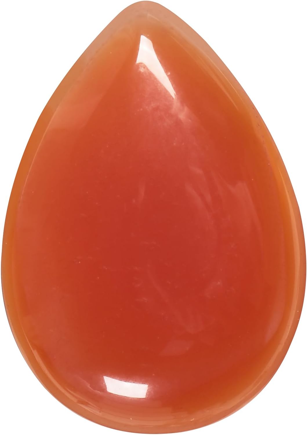 Detalle de dssmboom US-YQ-0007106 Carnelian Teardrop Cabochons, Flat-Back, 6-Pack