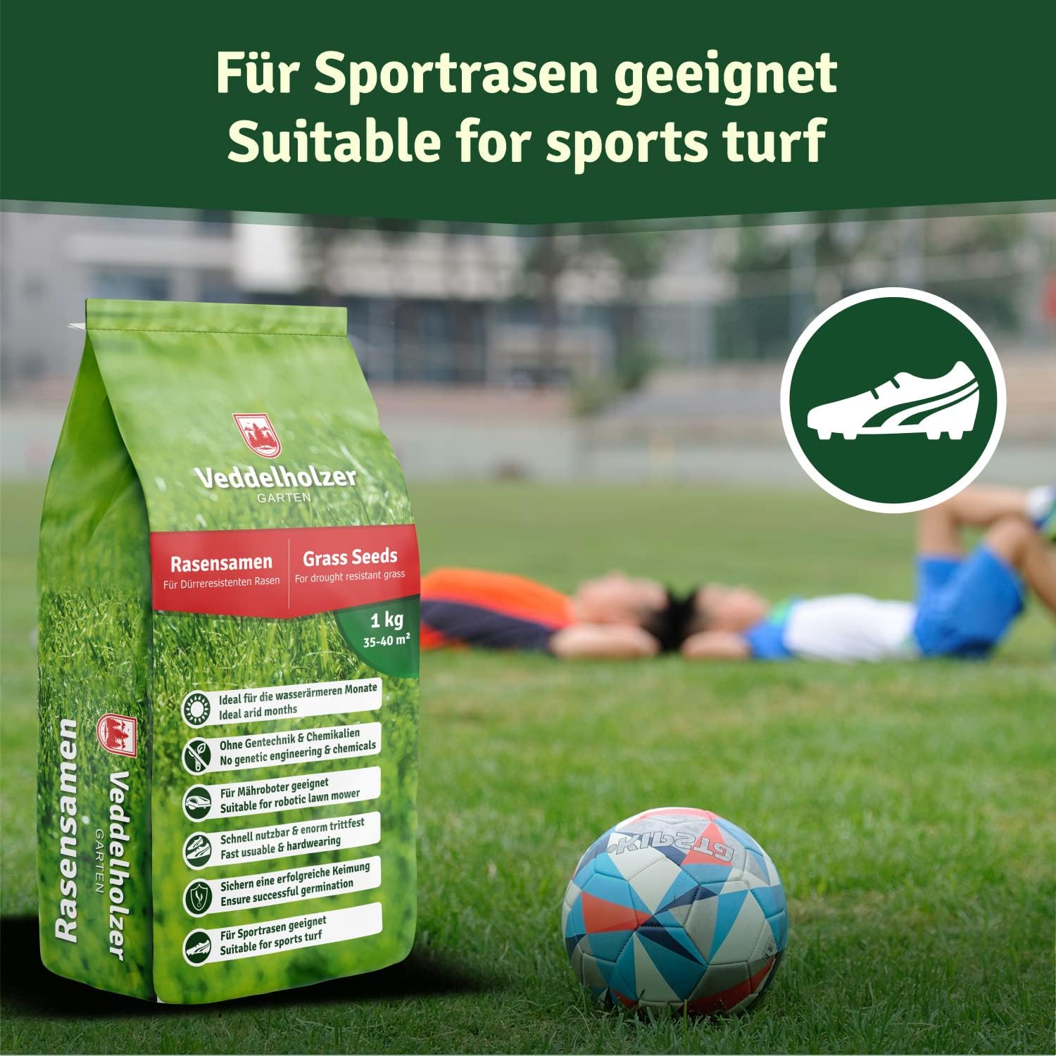 Thumbnail 3 de Veddelholzer Rasensamen 1 kg für 35–40 m²
