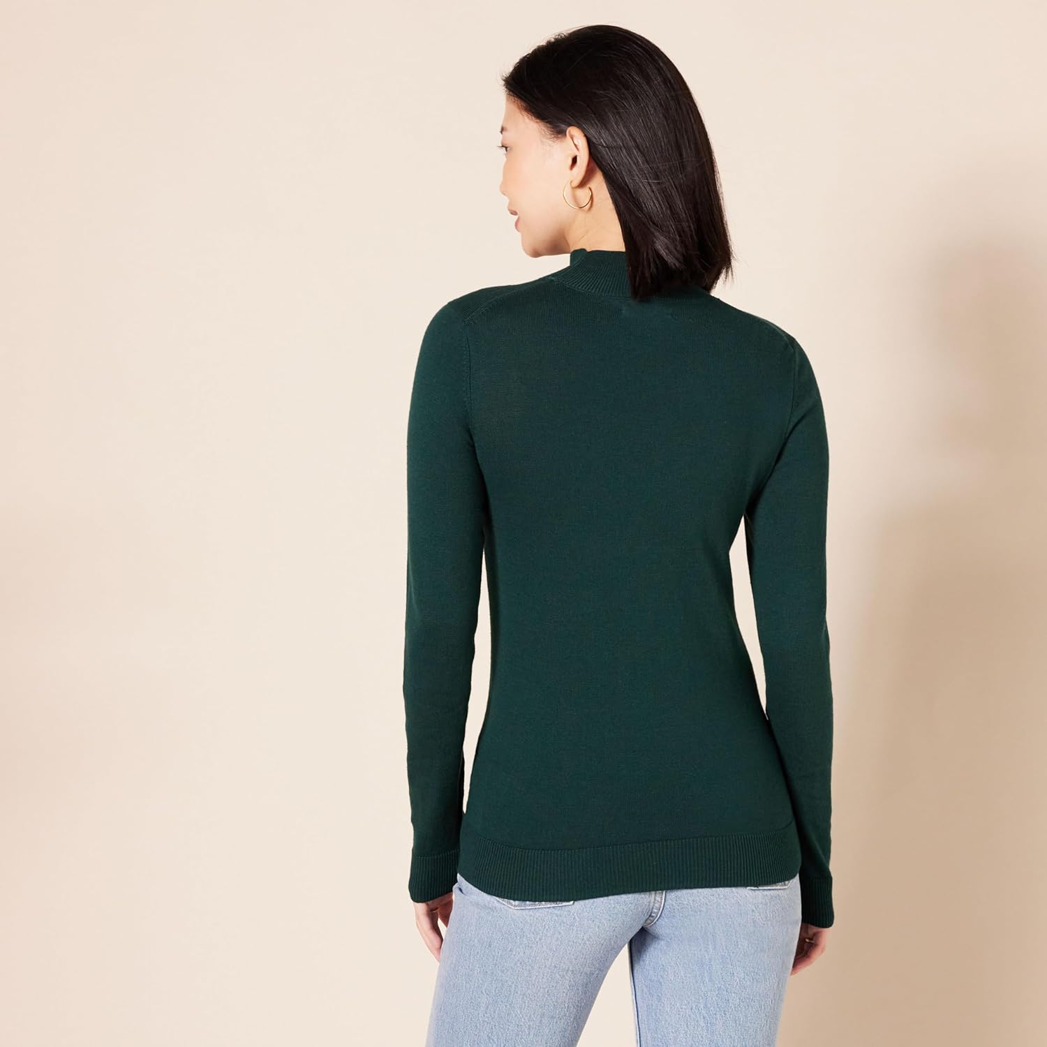 Thumbnail 1 de Amazon Essentials Damen Leichter Pullover mit Stehkragen – Leicht, bequem und in Übergrößen erhältlich