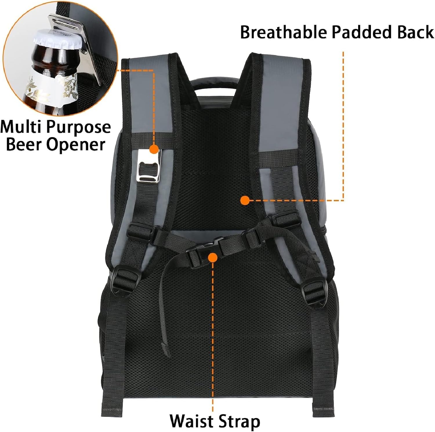 Detalle 2 de MATEIN Cooler Backpack, 26-can capacity