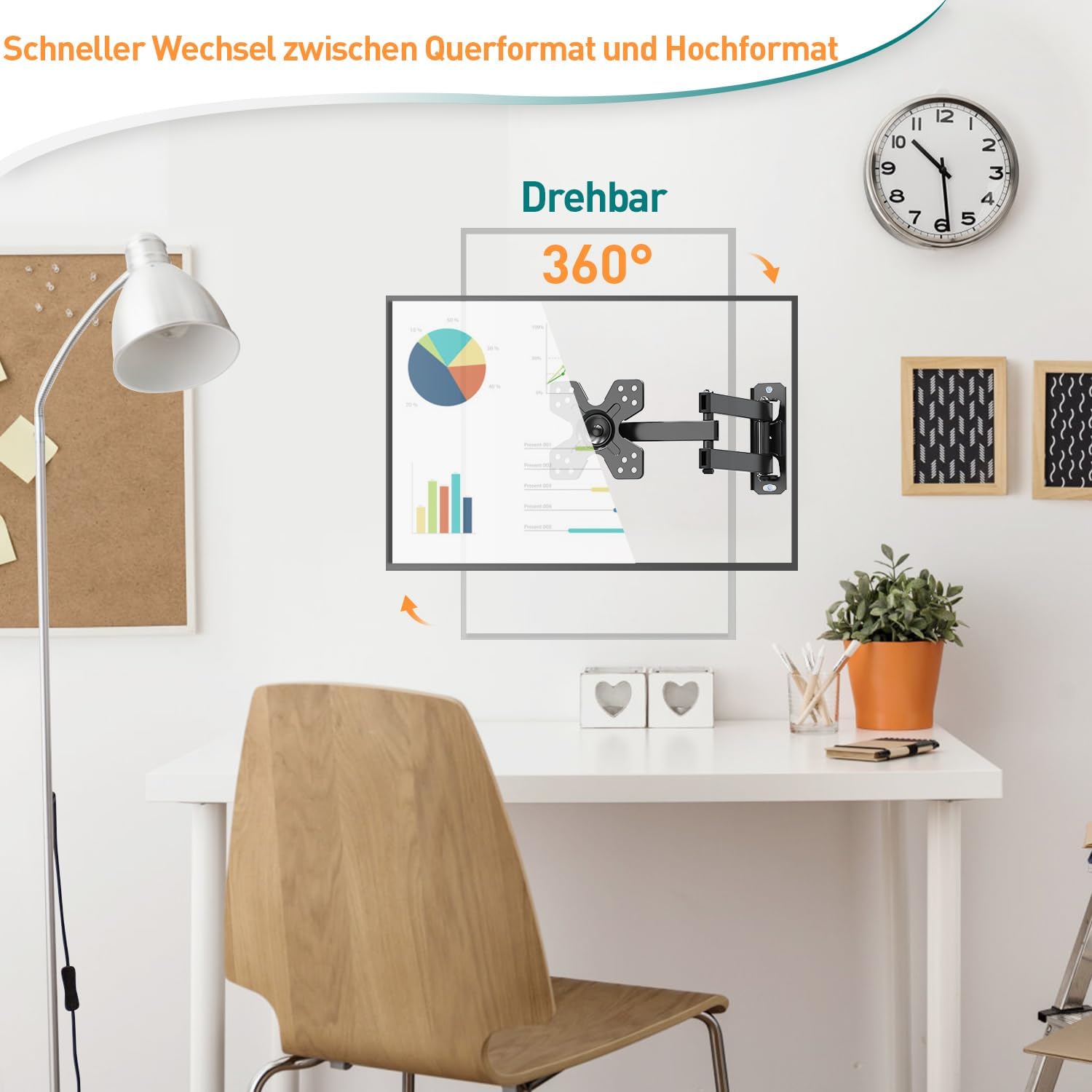 Detalle 2 de ELIVED EV026 Monitor Wandhalterung 14-30"