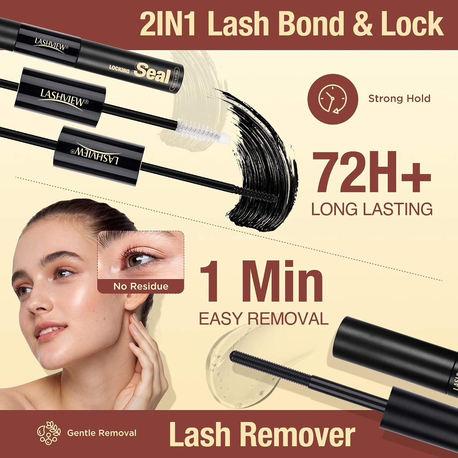 Detalle de Lashview cluster lash kit, 10–16 mm