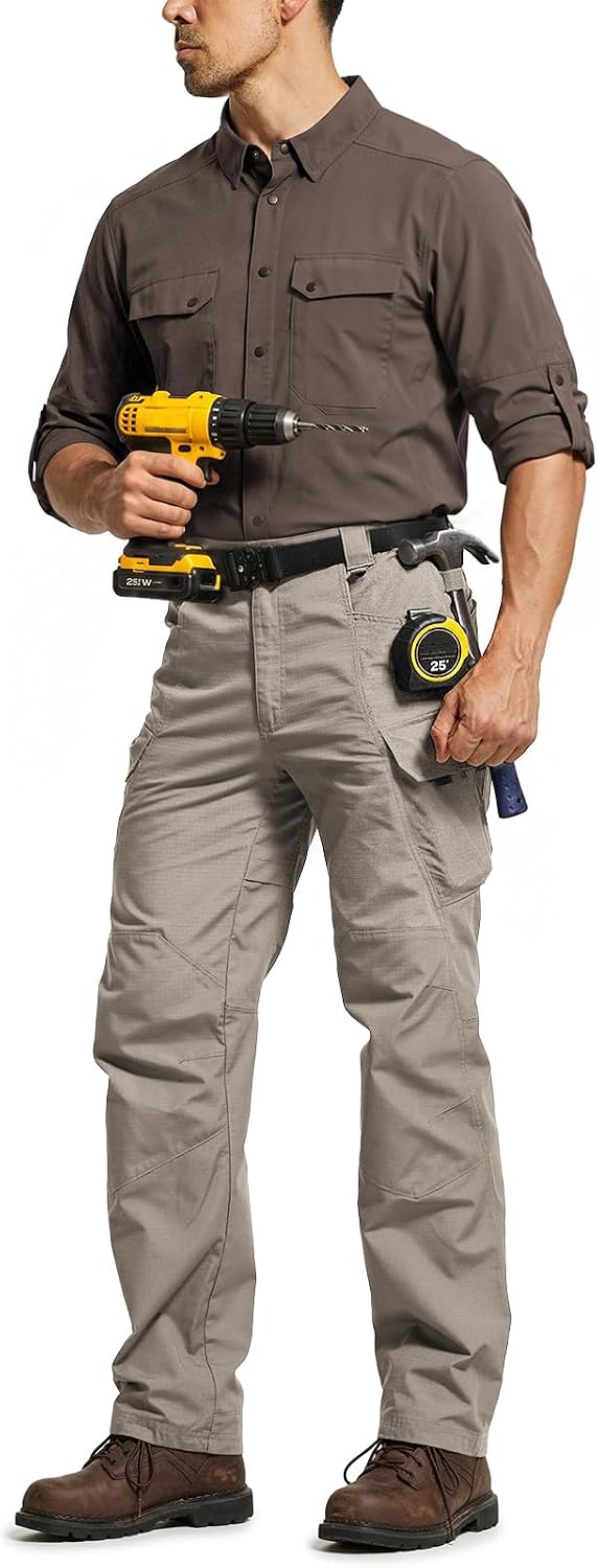 Detalle de Moosehill Men's Work Pants, Ripstop